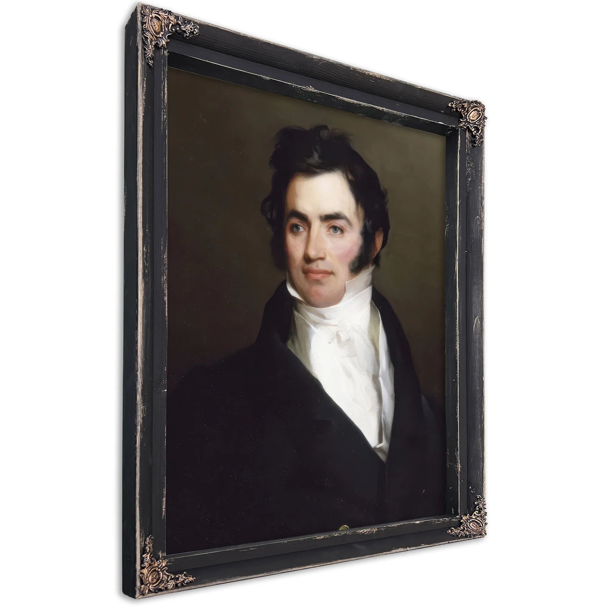 Portrait Of Benjamin Tevis By Thomas Sully Fine Art Print