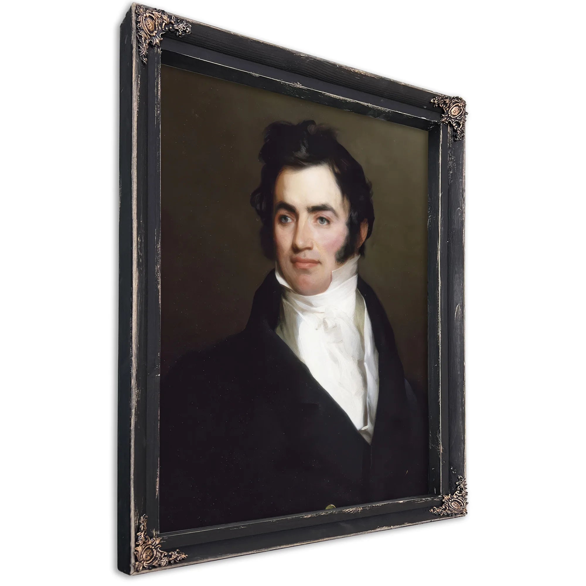 Portrait Of Benjamin Tevis By Thomas Sully Fine Art Print