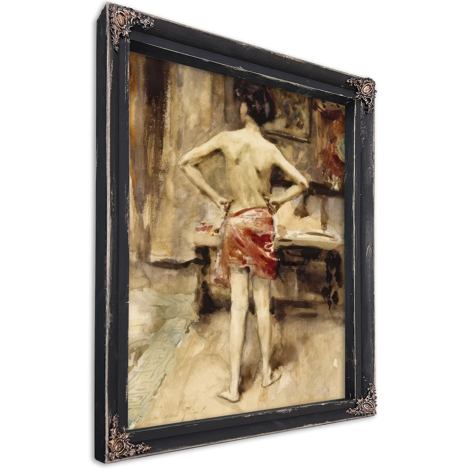 The Model By John Singer Sargent Fine Art Print