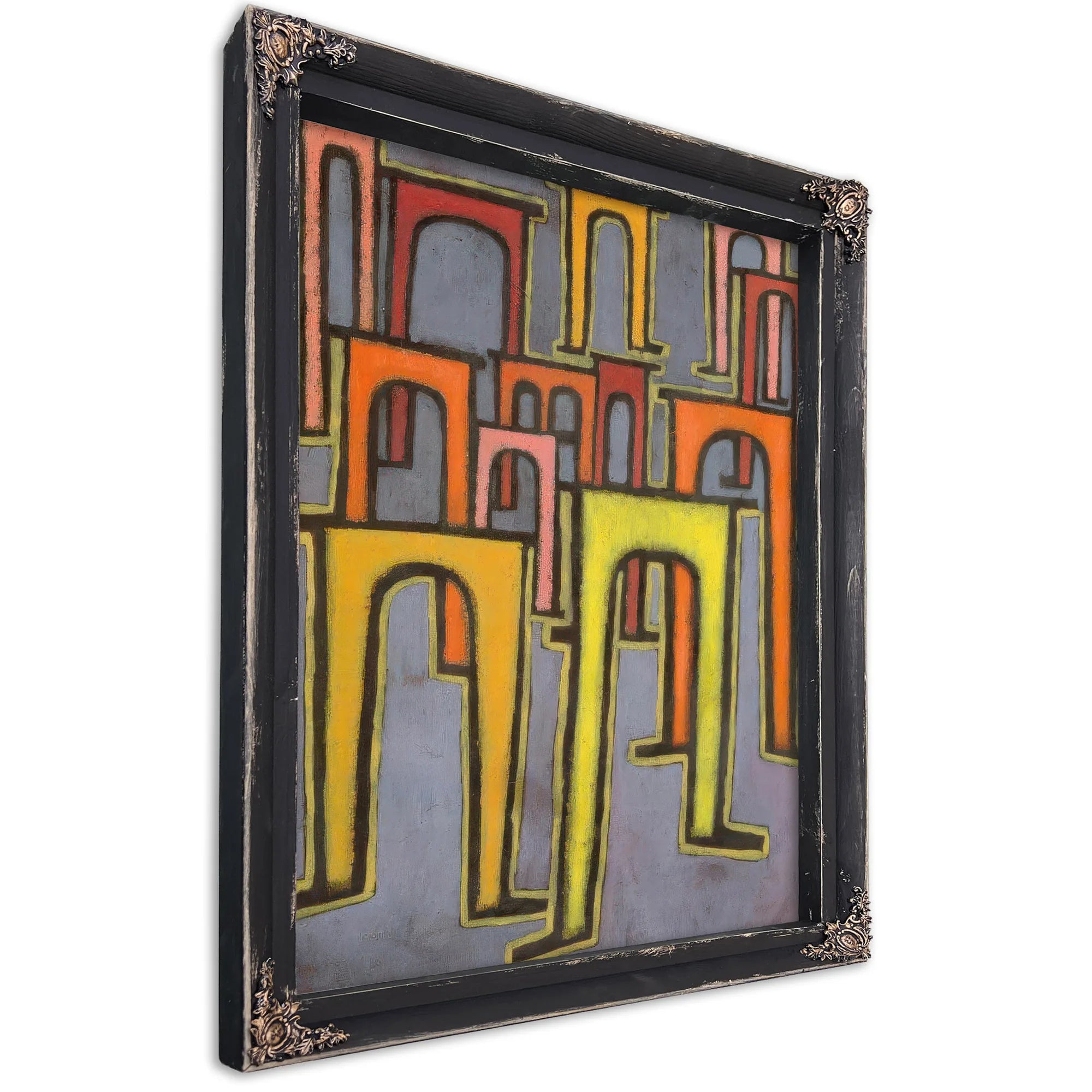 Picture Analysis By Paul Klee Fine Art Print