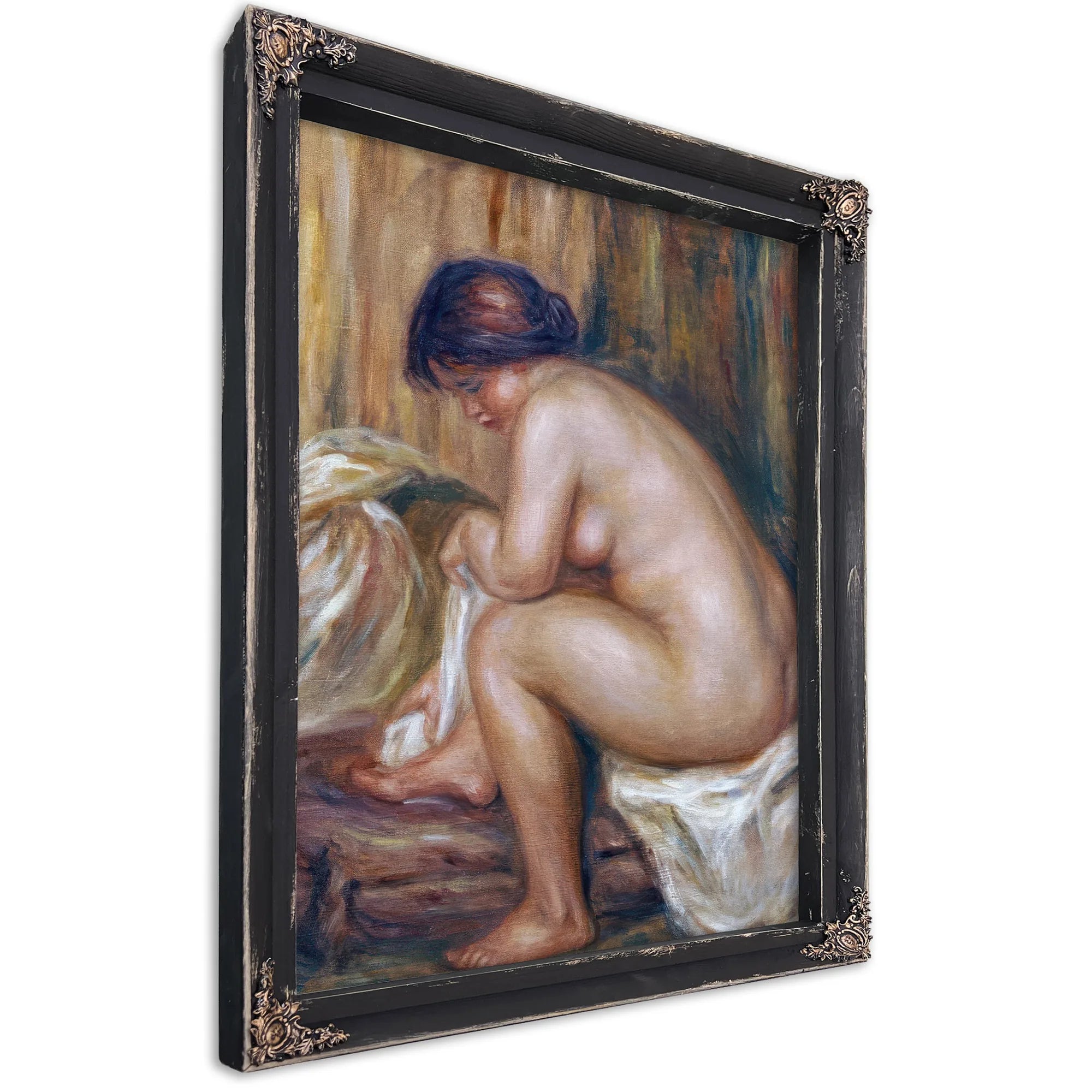 After The Bath By Pierre Auguste Renoir Fine Art Print