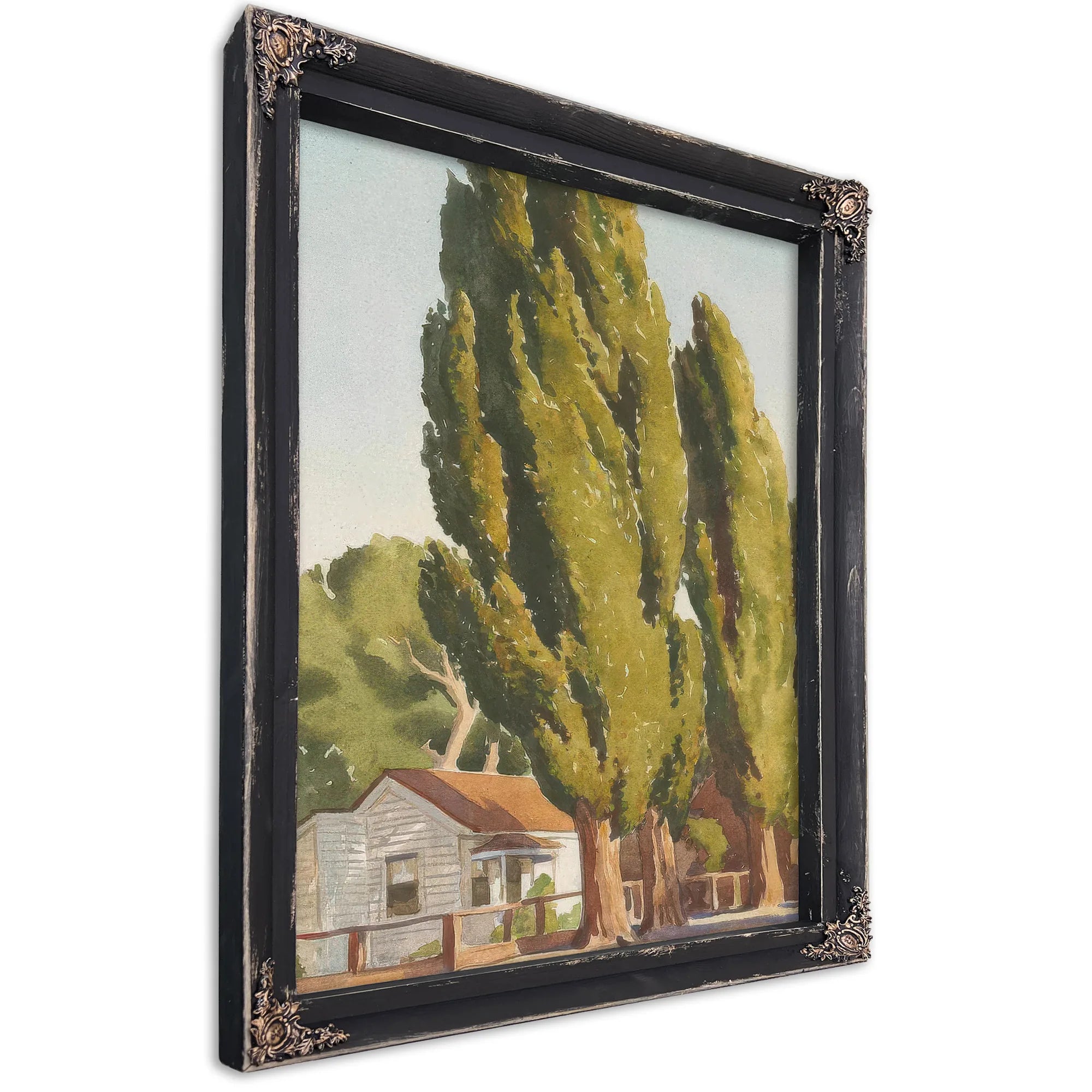 Poplars Of Carson 1937 By Maynard Dixon Fine Art Print