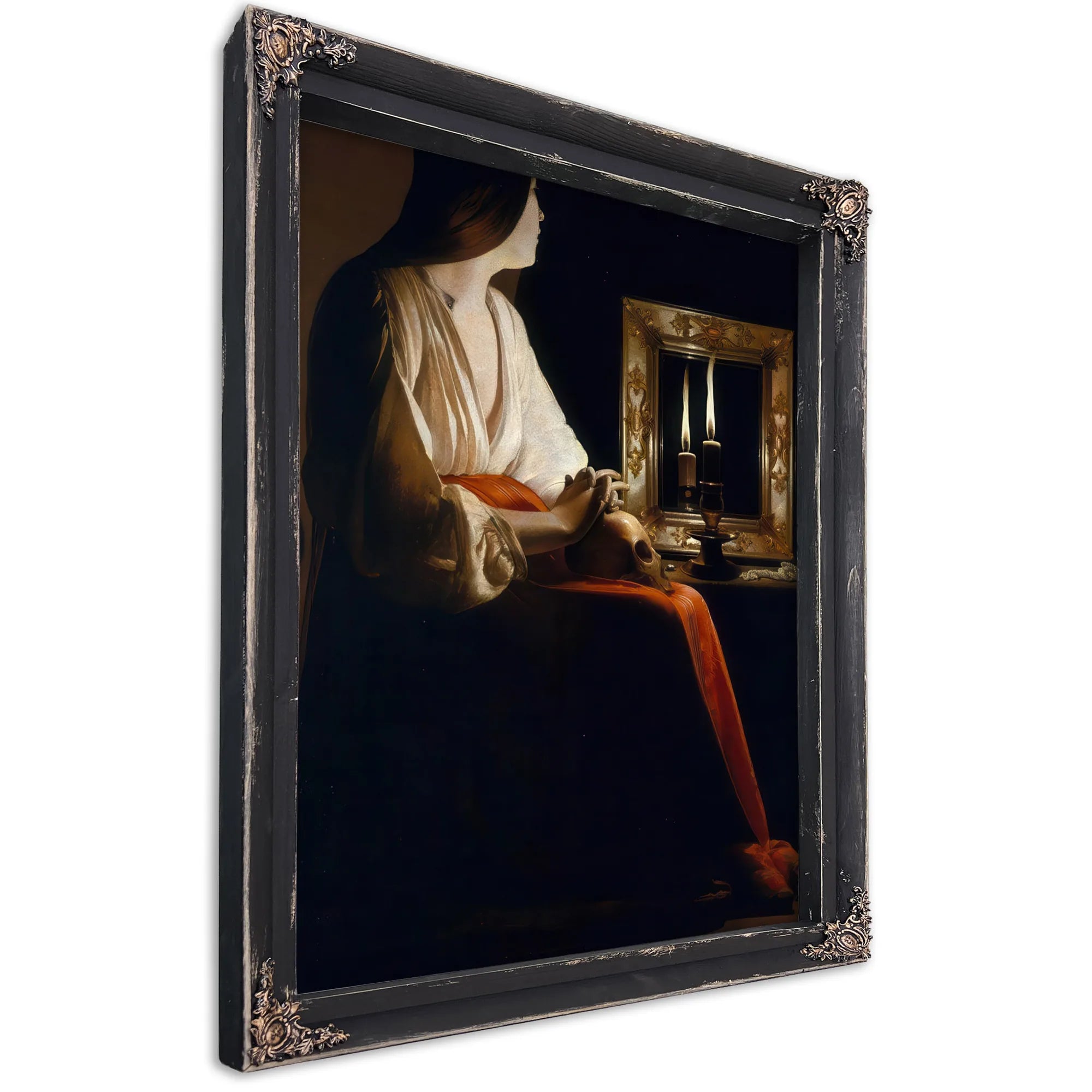 The Penitent Magdalene 1640 By Georges De La Tour Fine Art Print