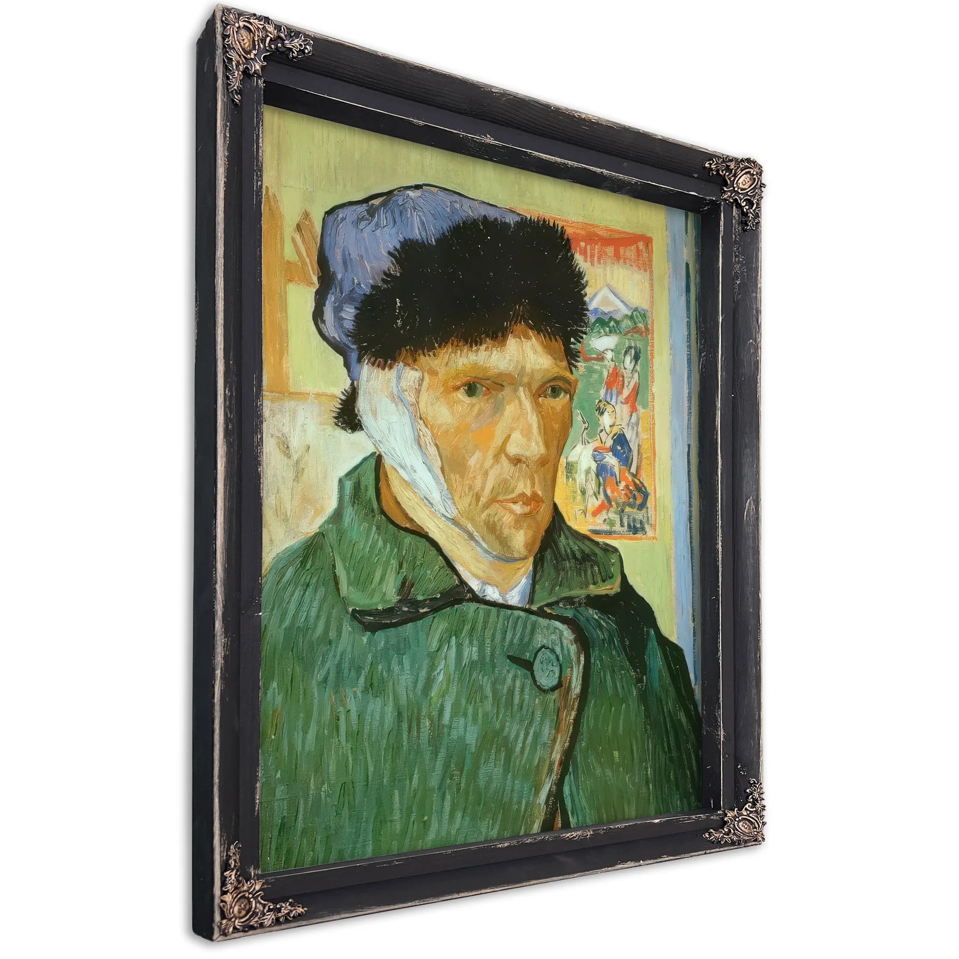Self Portrait With Bandaged Ear By Vincent Van Gogh Fine Art Print