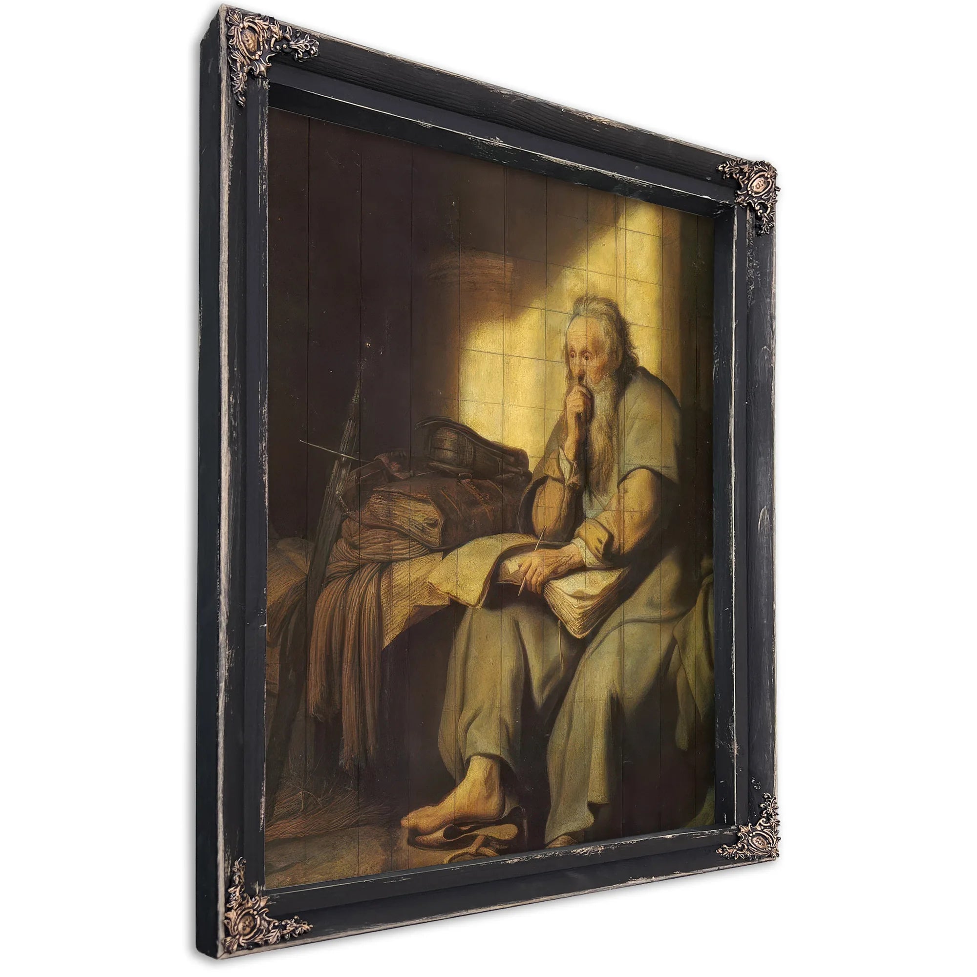 The Apostle Paul In Prison, 1627 By Rembrandt Fine Art Print