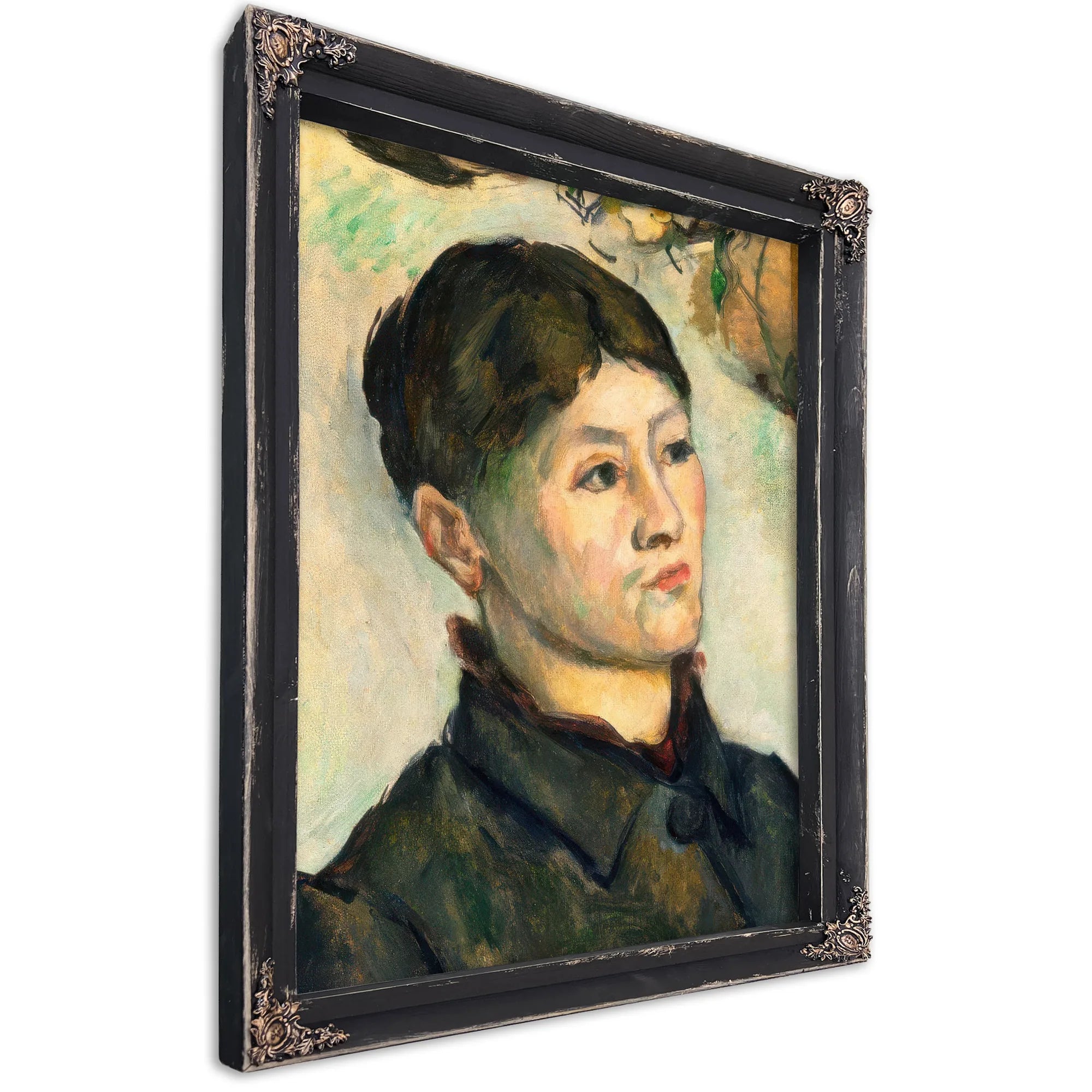 Madame Cezanne By Paul Cezanne Fine Art Print