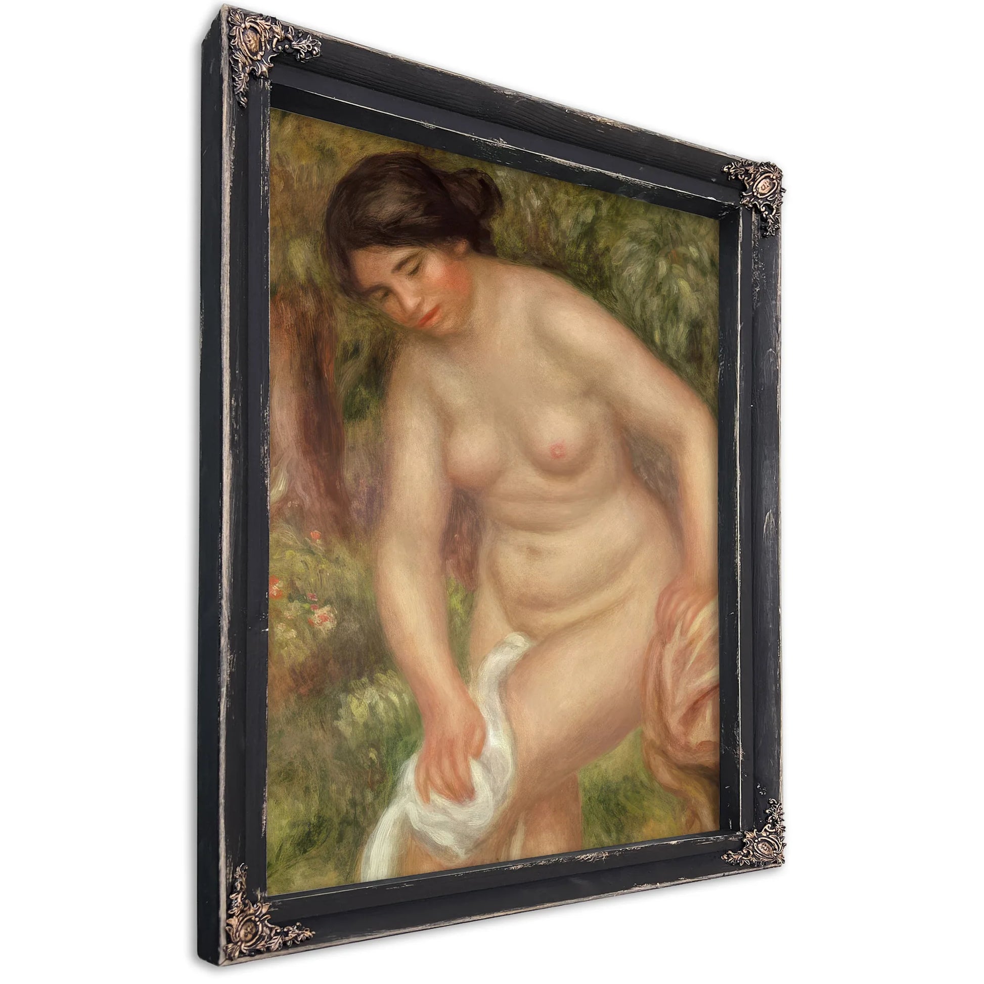 Bather Drying Herself 1 By Pierre Auguste Renoir Fine Art Print