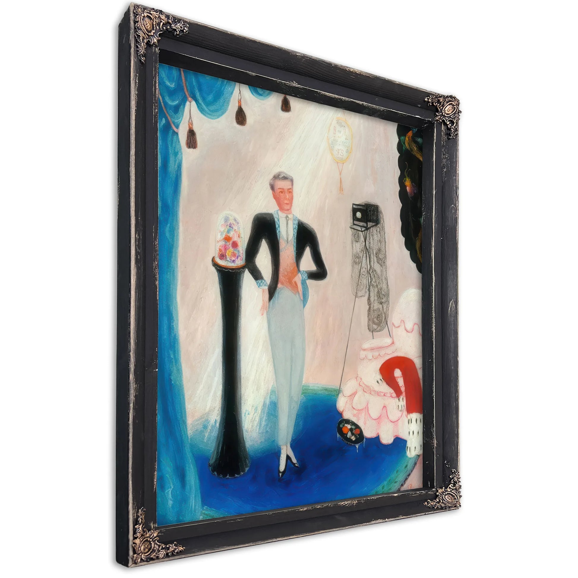 Portrait Of Baron De Meyer By Florine Stettheimer Fine Art Print