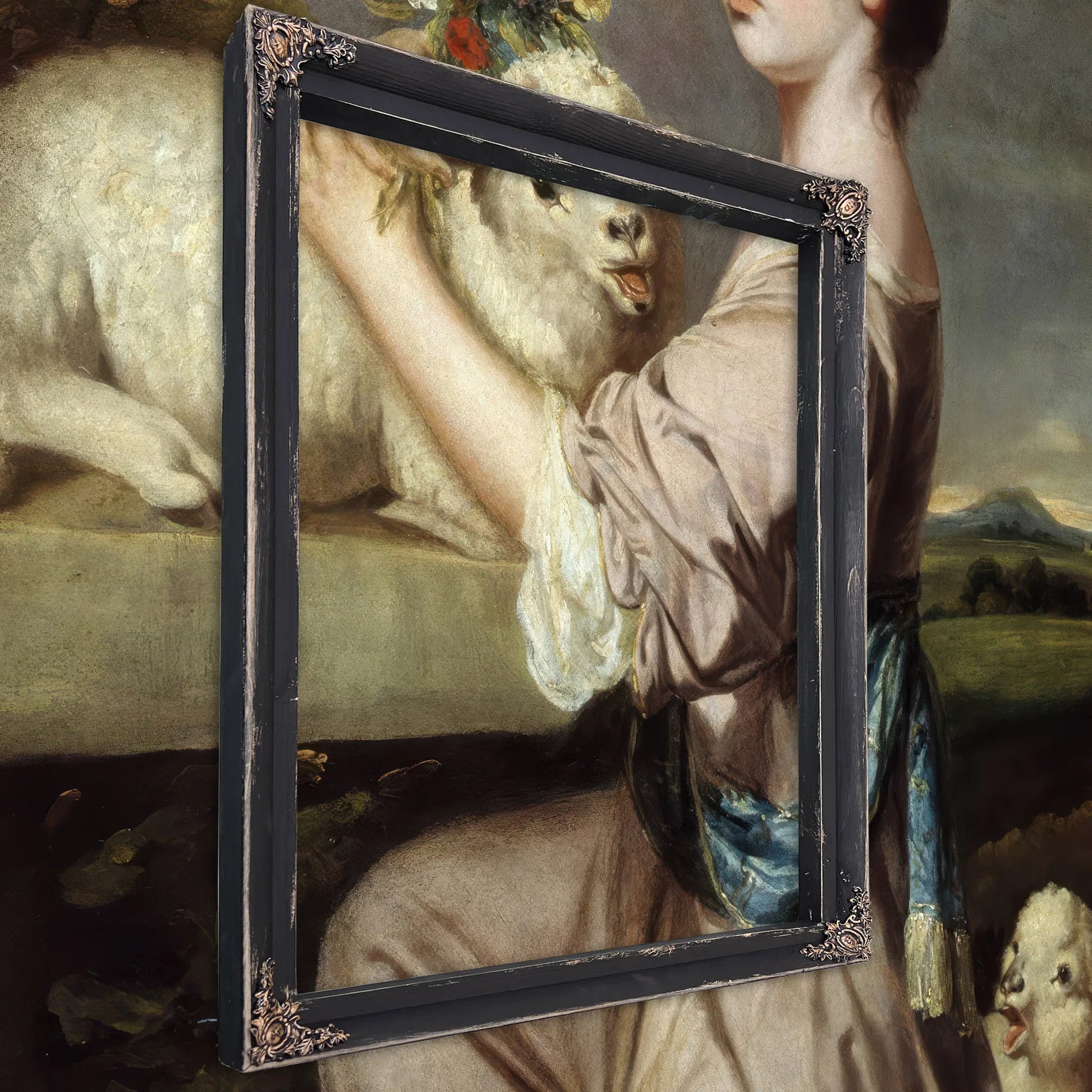 Lady Mary Leslie by Sir Joshua Reynolds Fine Art Print