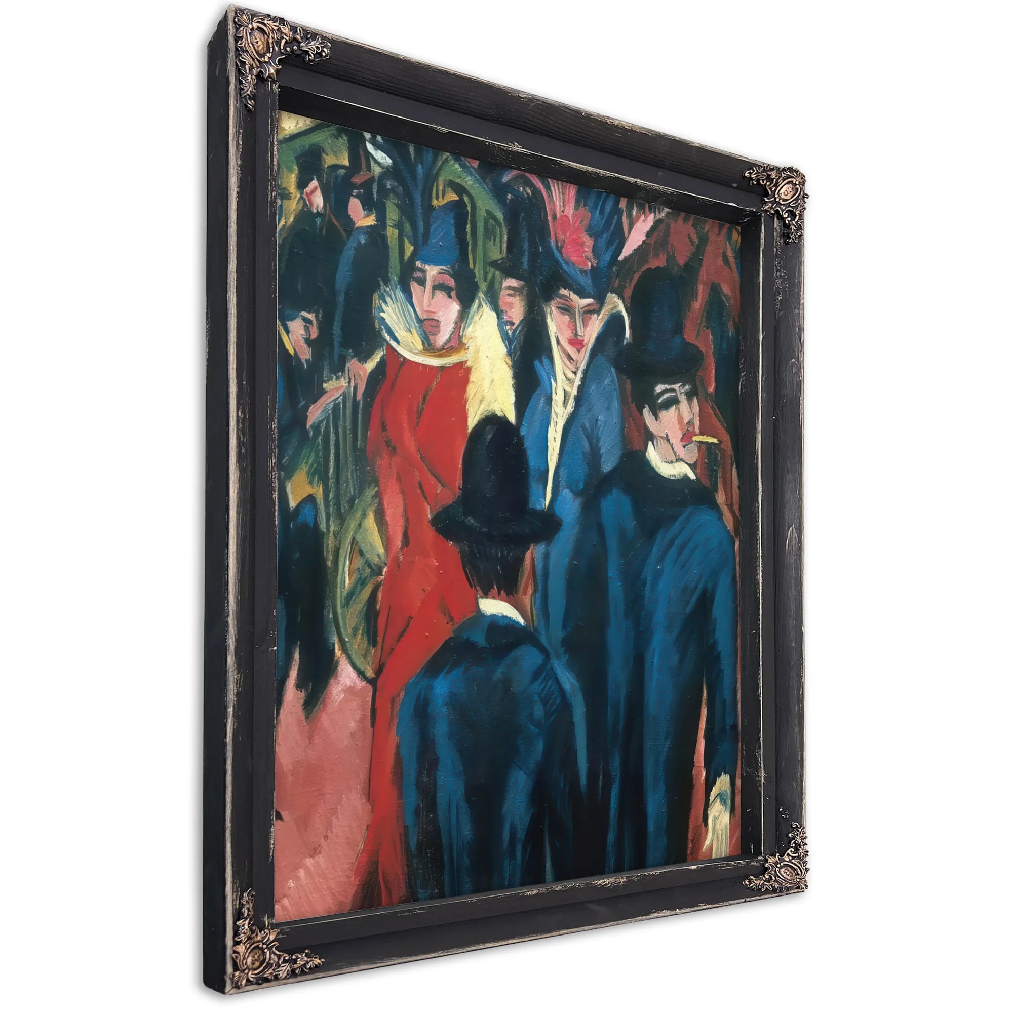 Berline Street Scene By Ernst Ludwig Kirchner Fine Art Print