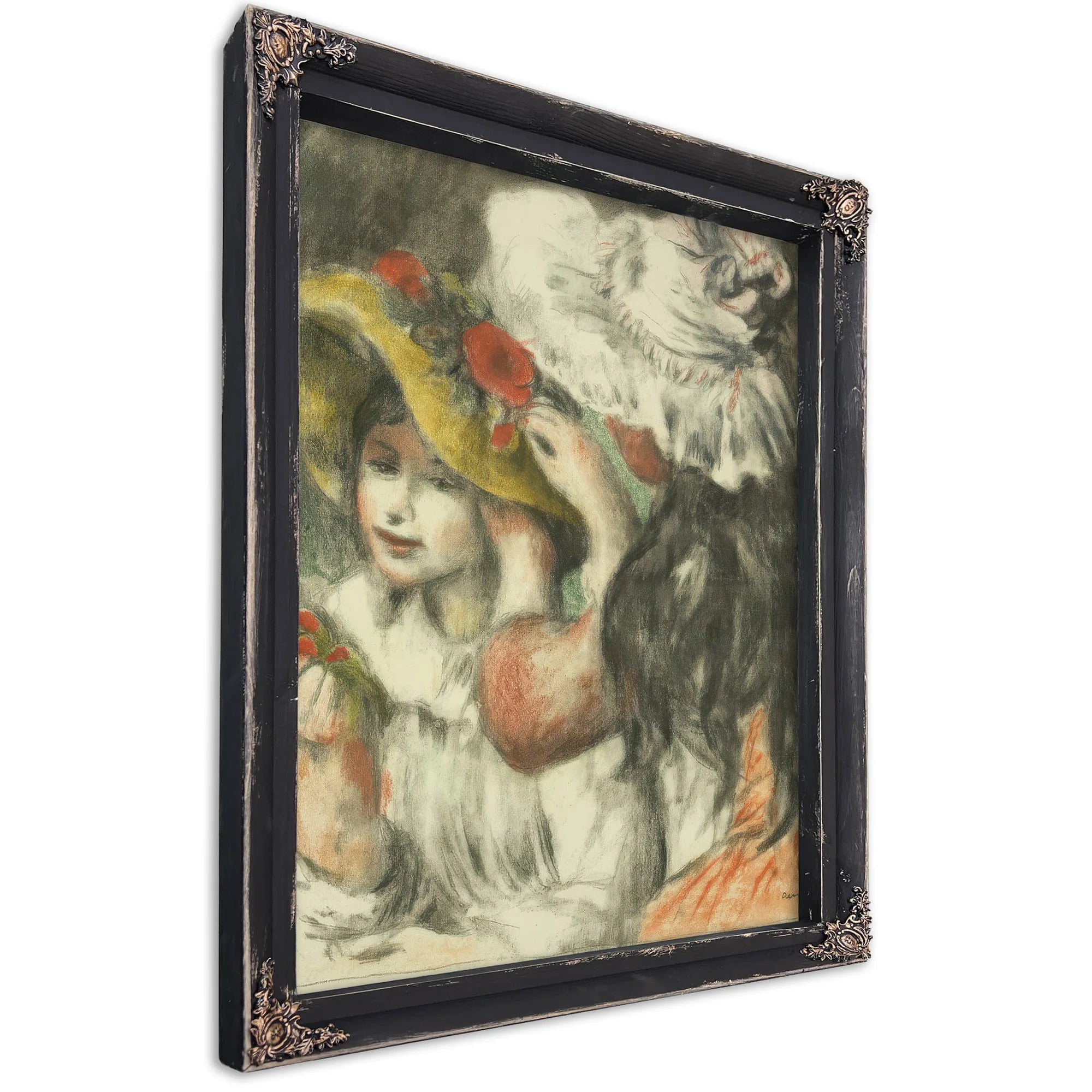 Le Chapeau Epingle By Pierre Auguste Renoir Fine Art Print