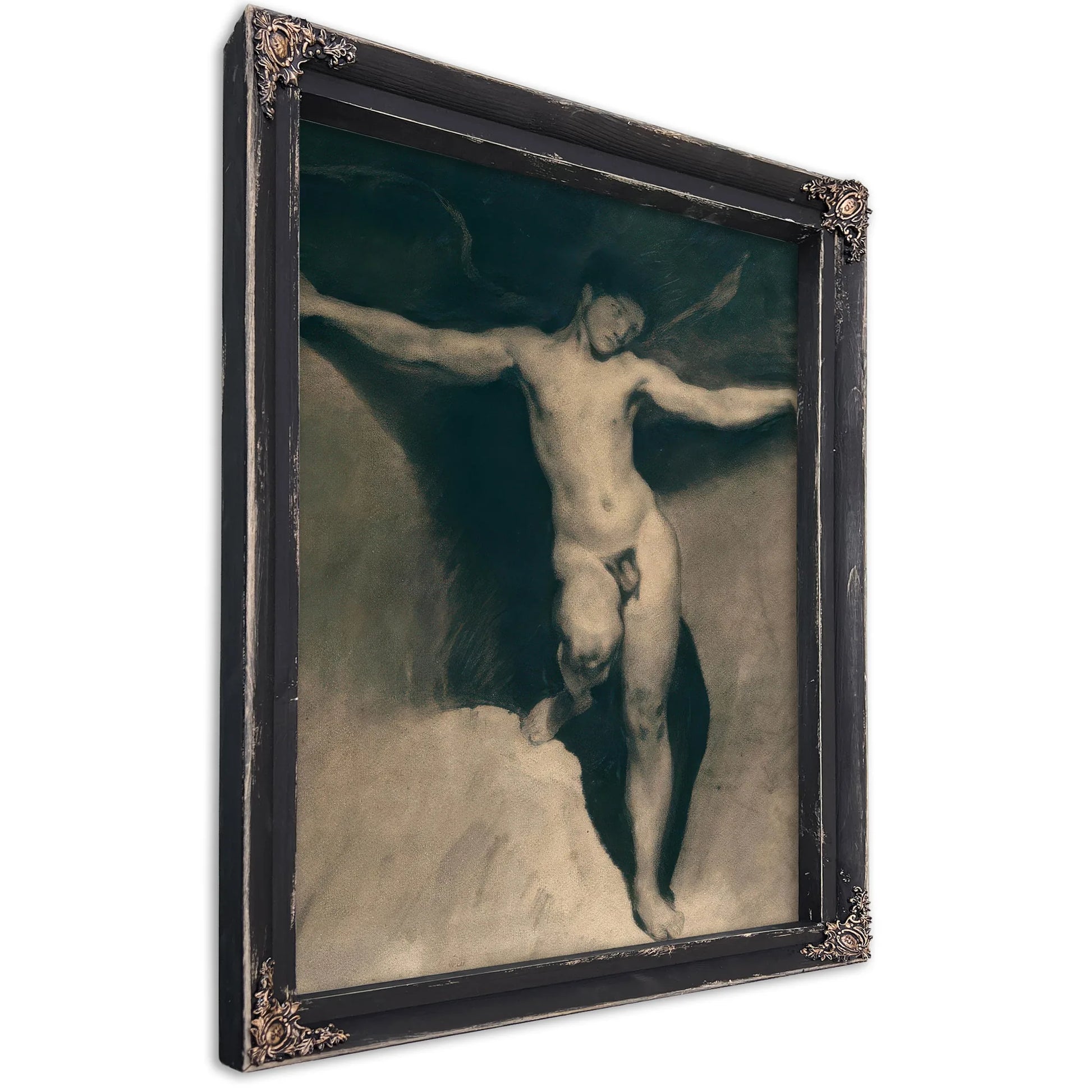 Allegorical Figure Of Envy By Eugene Delacroix Fine Art Print