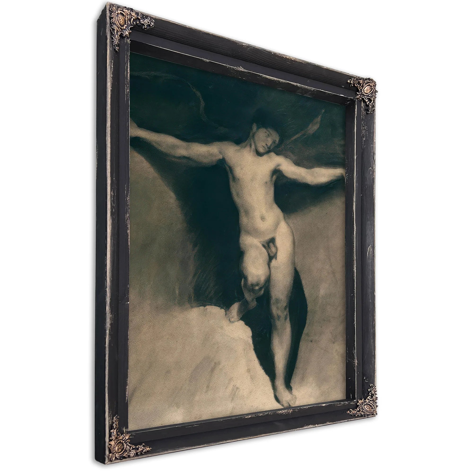 Allegorical Figure Of Envy By Eugene Delacroix Fine Art Print