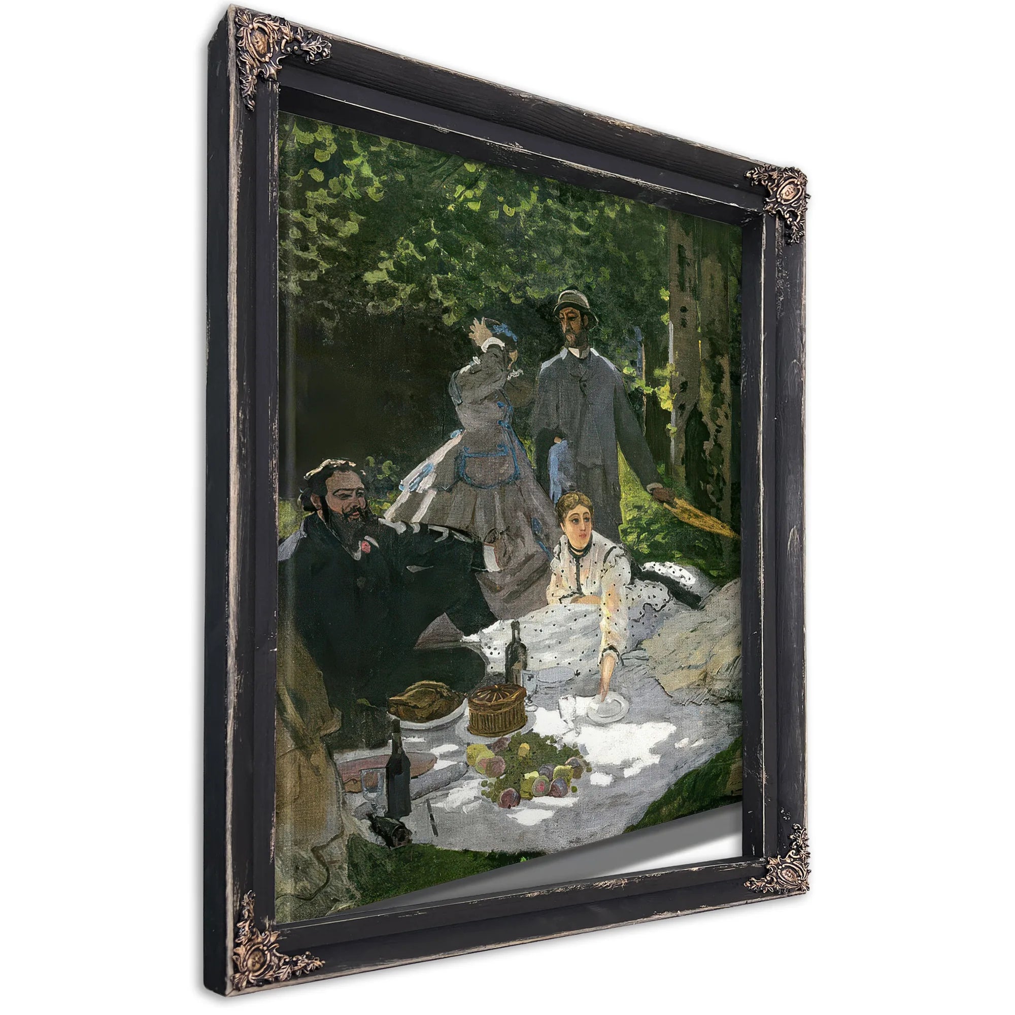 Dejeuner Sur L'herbe, Chailly (Central Panel) By Claude Monet Fine Art Print