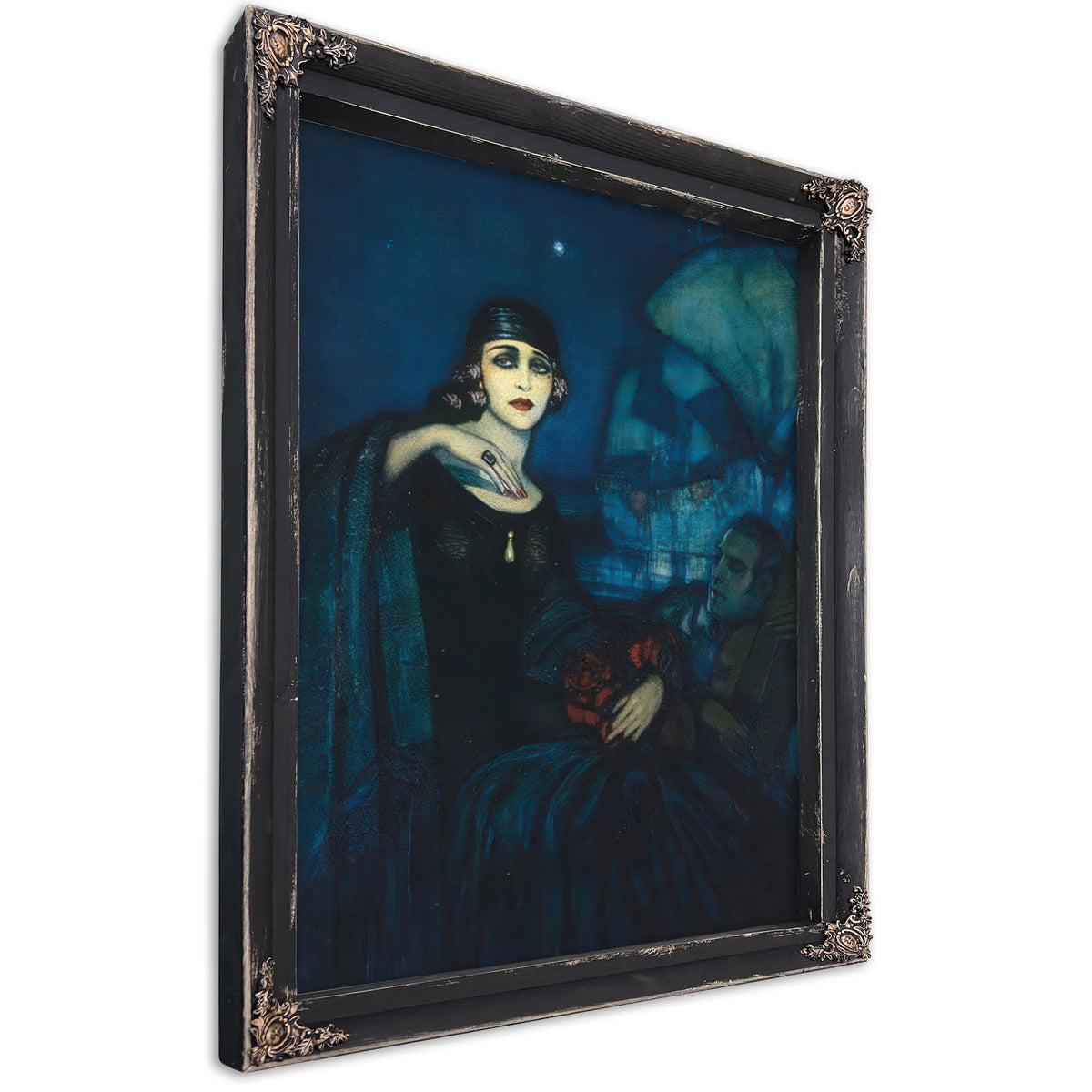 Federico Beltran Masses Pola Negri And Rudolph Valentino. By Federico Beltran Masses Fine Art Print