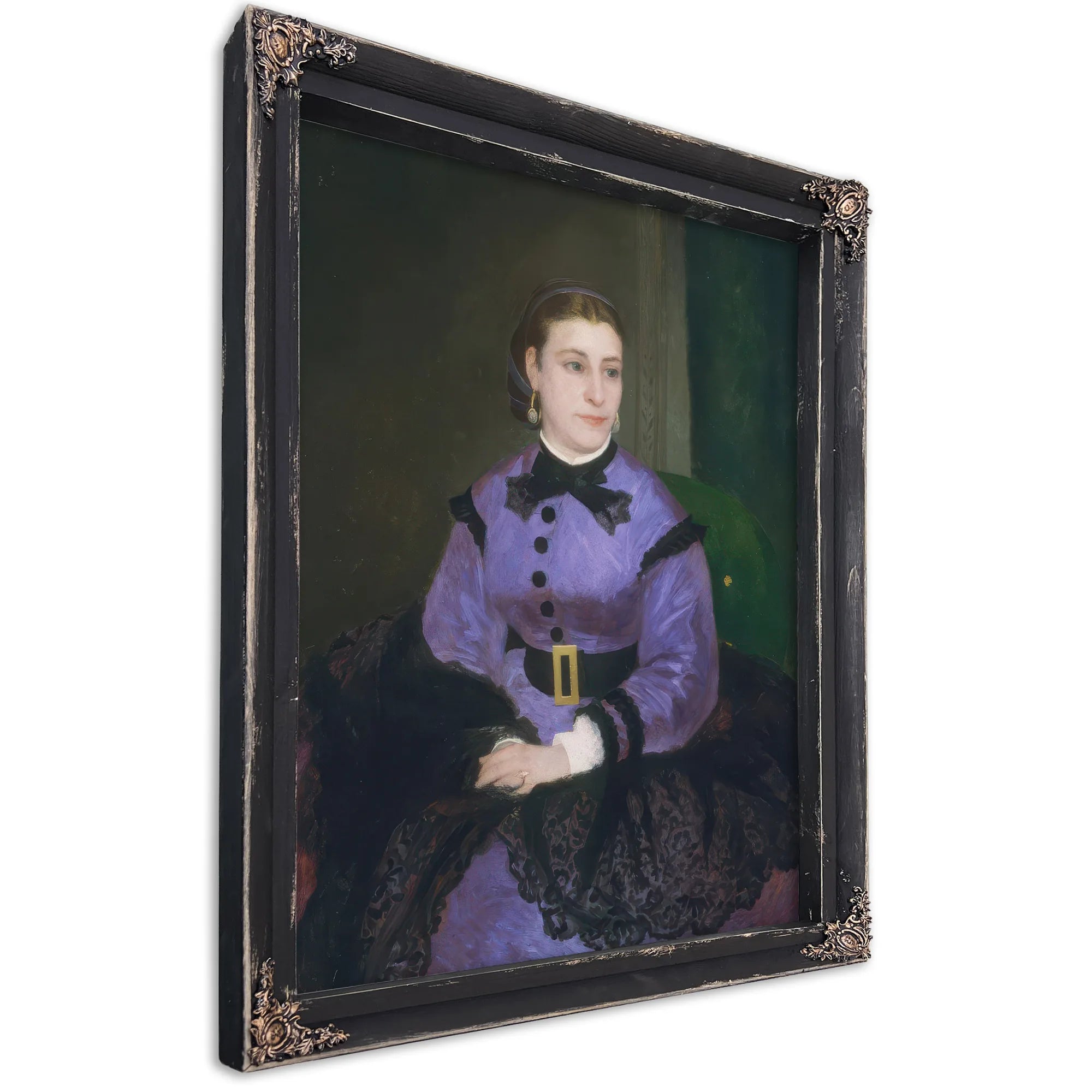 Mademoiselle Sicot By Pierre Auguste Renoir Fine Art Print