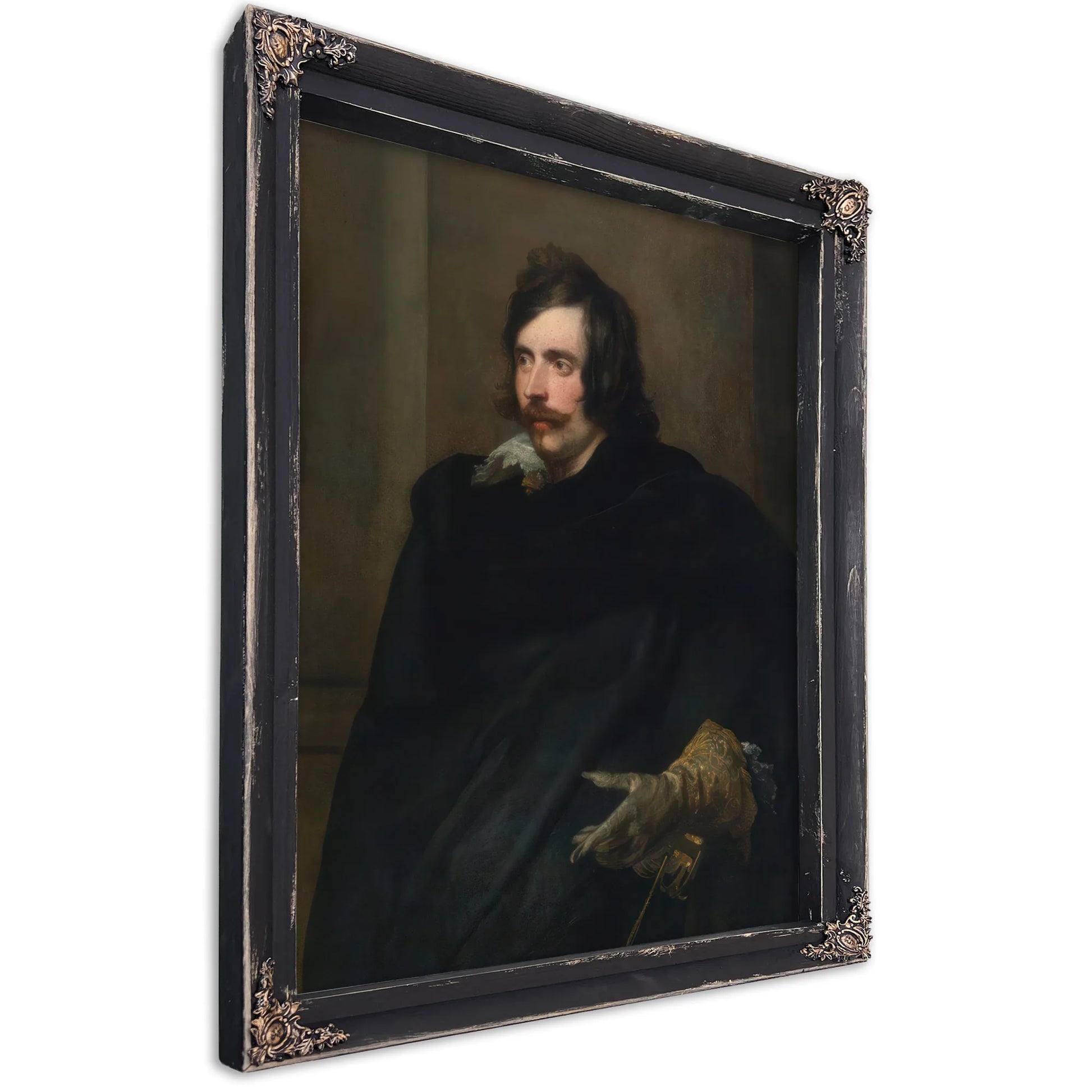 Anthony Van Dyck Portrait Of A Man With A Gloved Hand 1540 By Anthony Van Dyck Fine Art Print