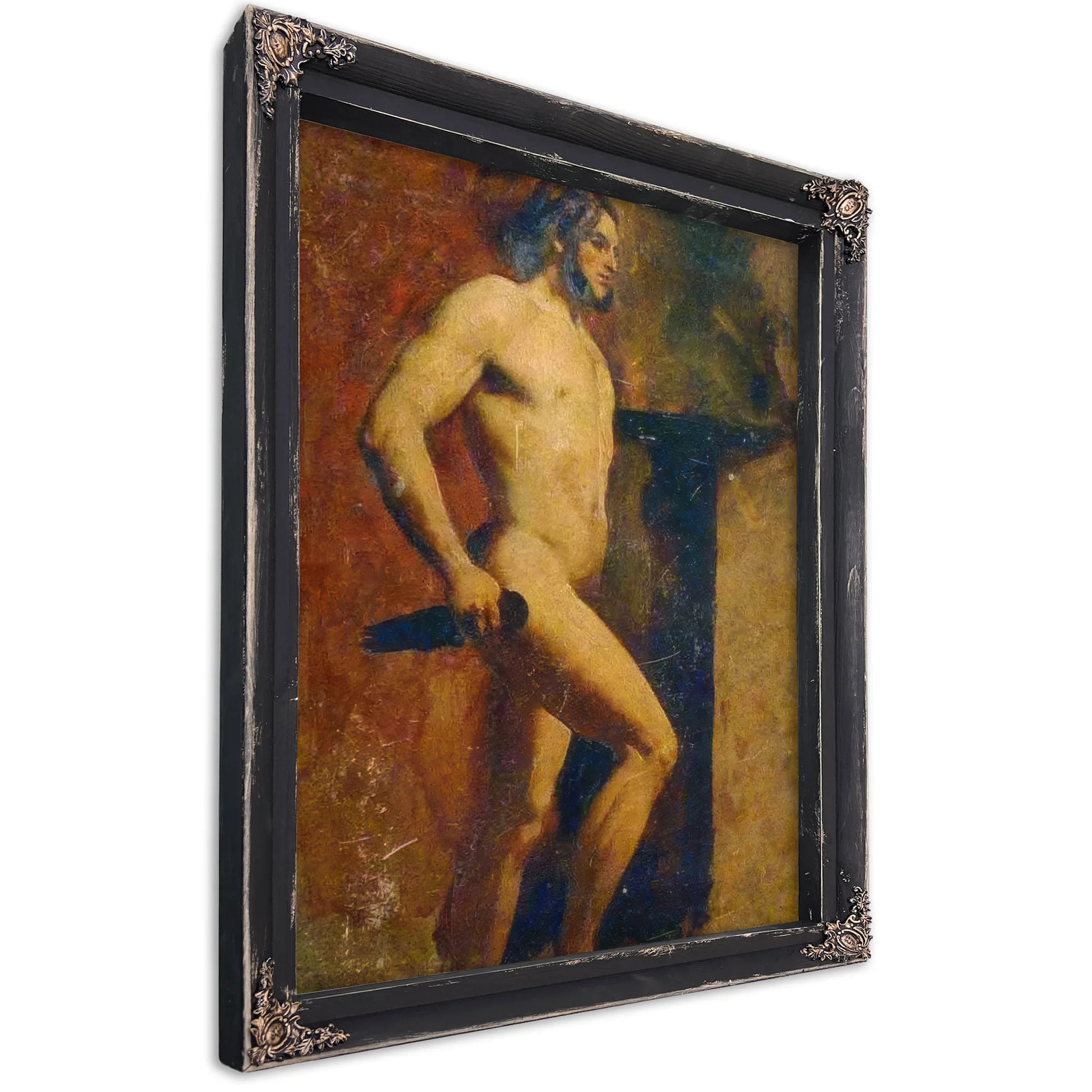 Male Nude With Dagger By William Etty Fine Art Print