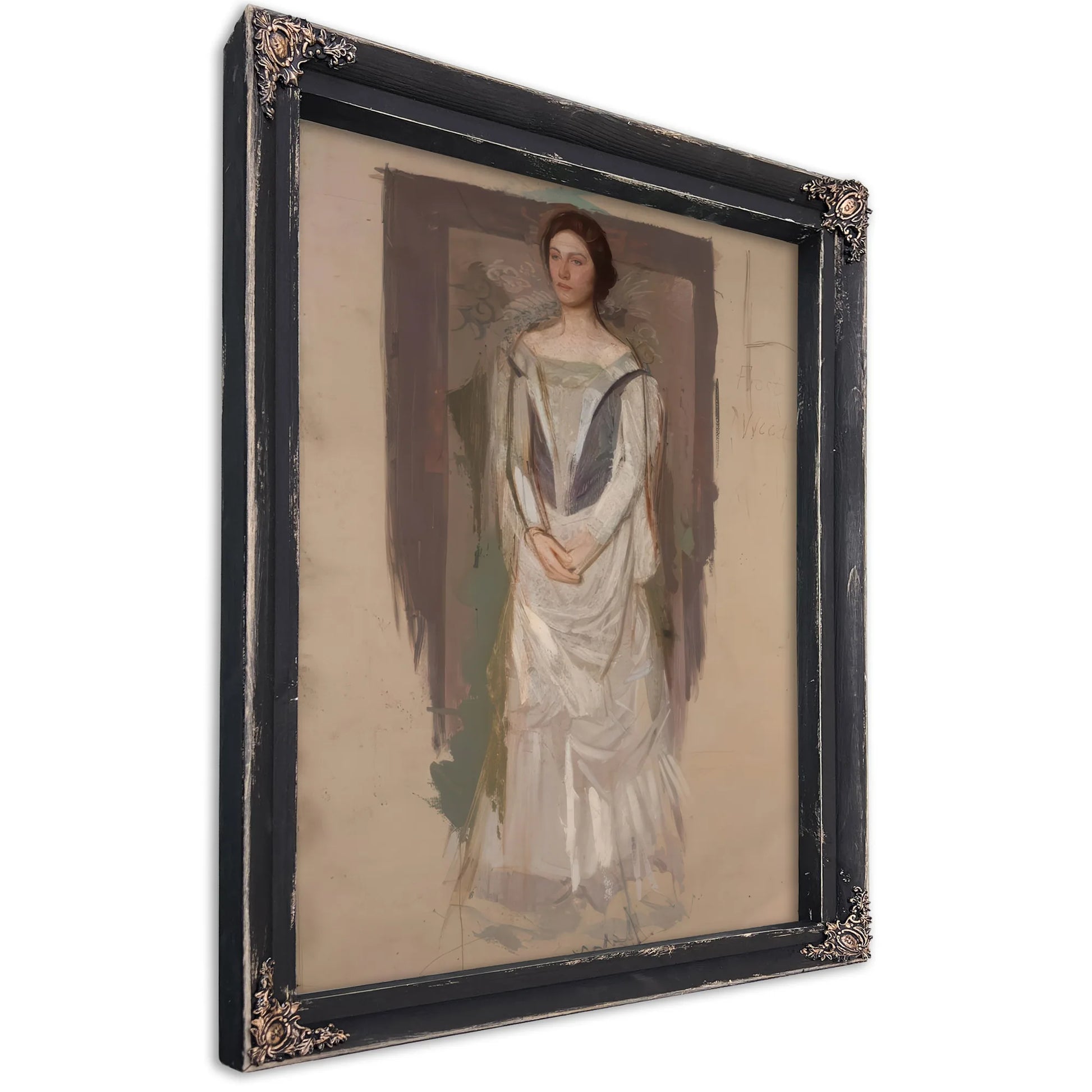Standing Woman By Abbott Handerson Thayer Fine Art Print