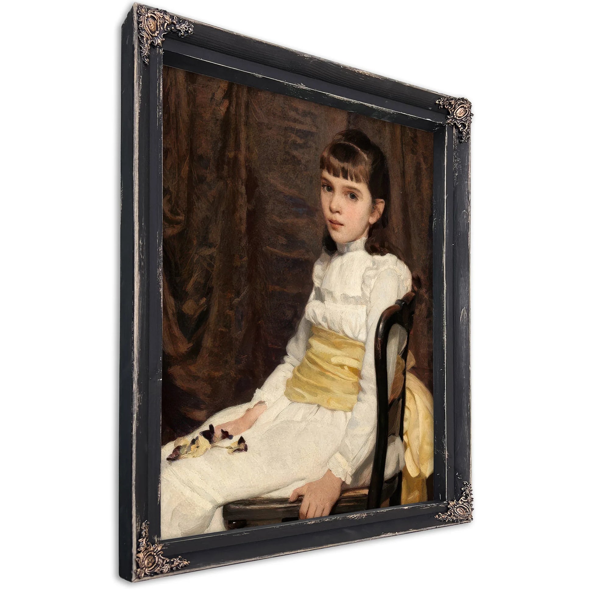 Little Girl 1887 By Cecilia Beaux Fine Art Print
