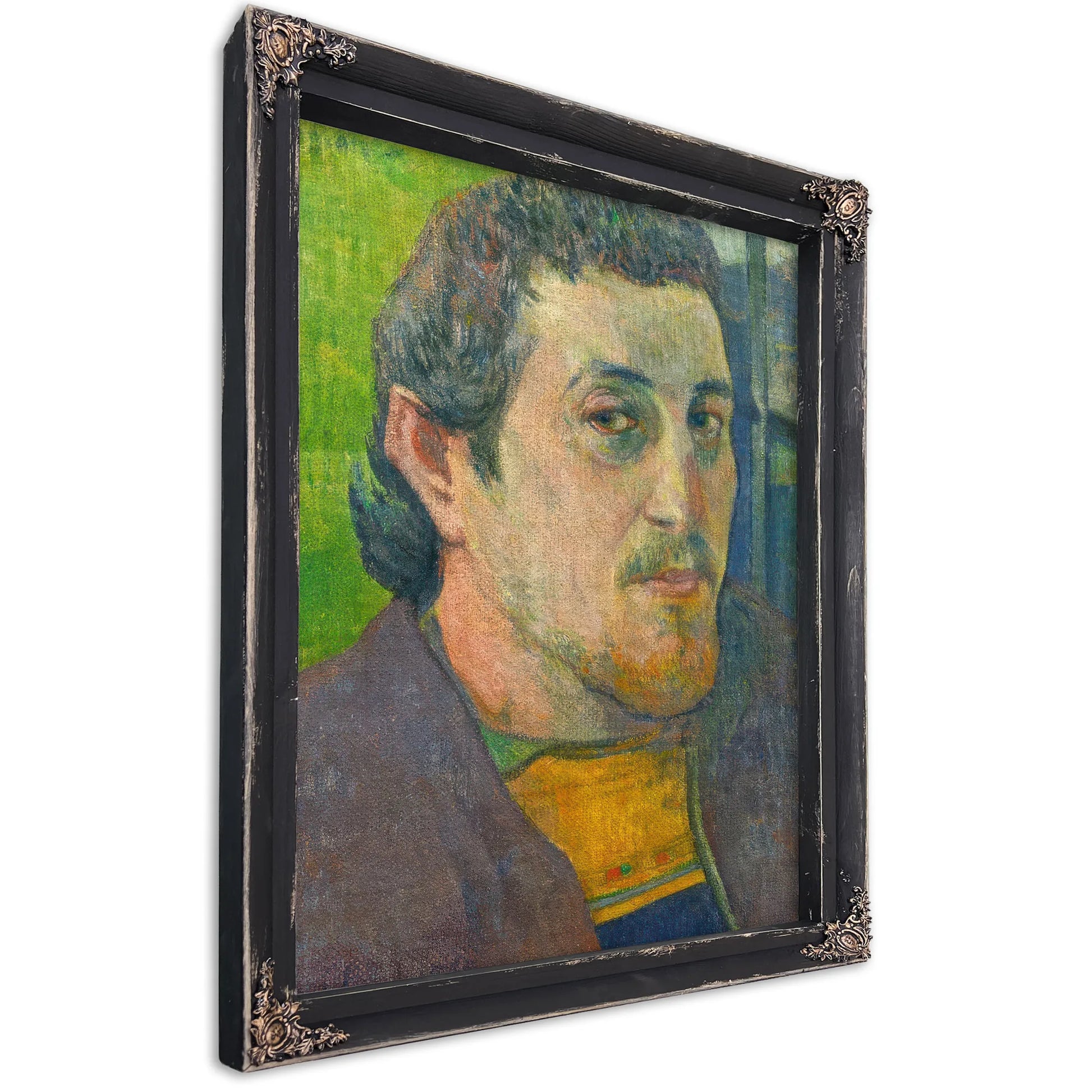 Self Portrait Dedicated To Carriere By Paul Gauguin Fine Art Print