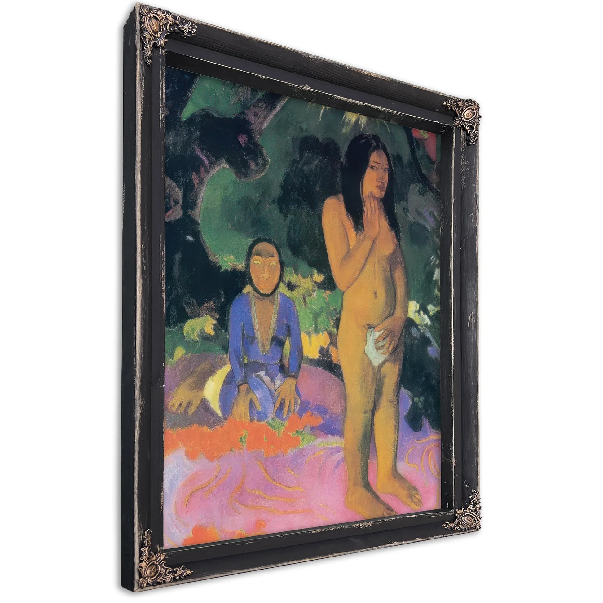 Parau Na Te Varua Ino( Evil's Words) By Paul Gauguin Fine Art Print