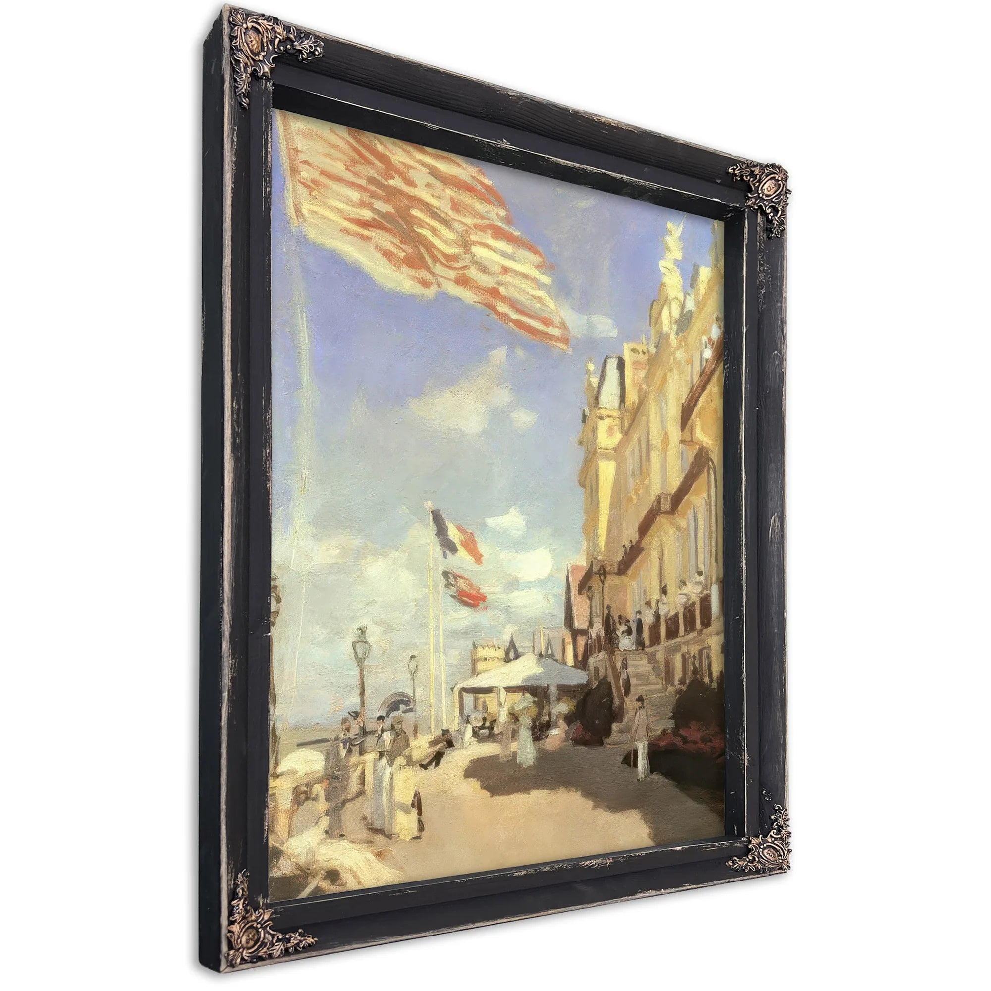 L'hotel Des Roches Noires A Trouville By Claude Monet Fine Art Print
