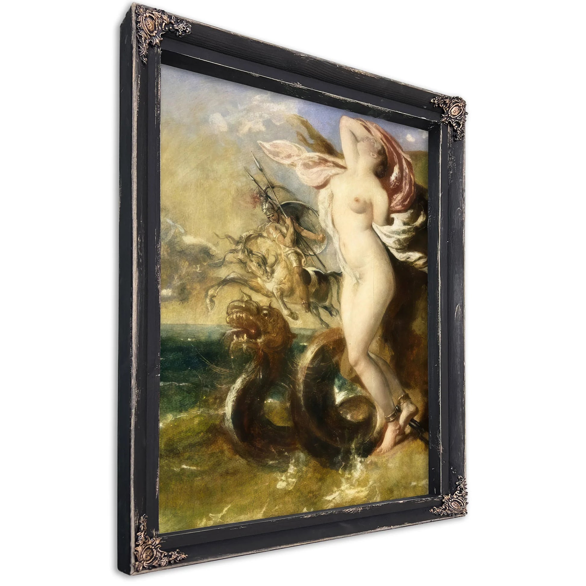 Andromeda, Perseus Coming To Her Rescue By William Etty Fine Art Print