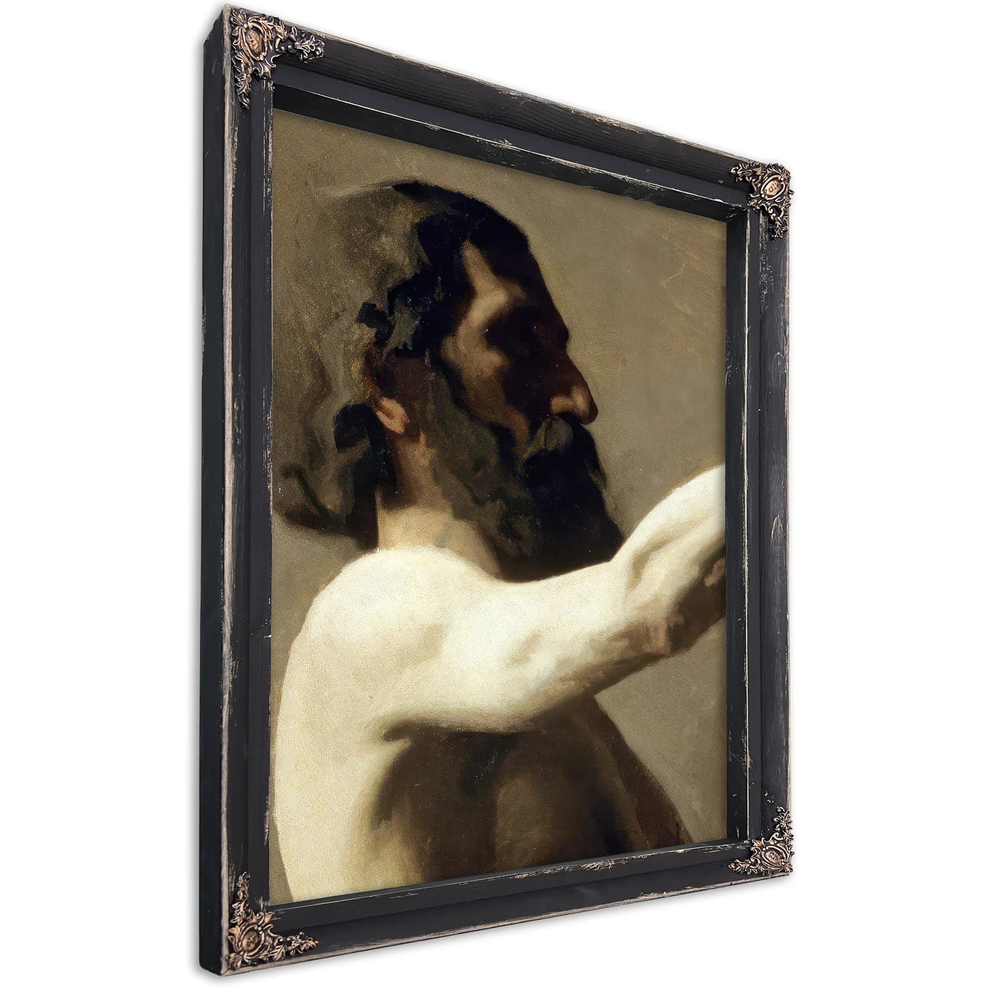 Study Of A Nude Man By Thomas Eakins Fine Art Print