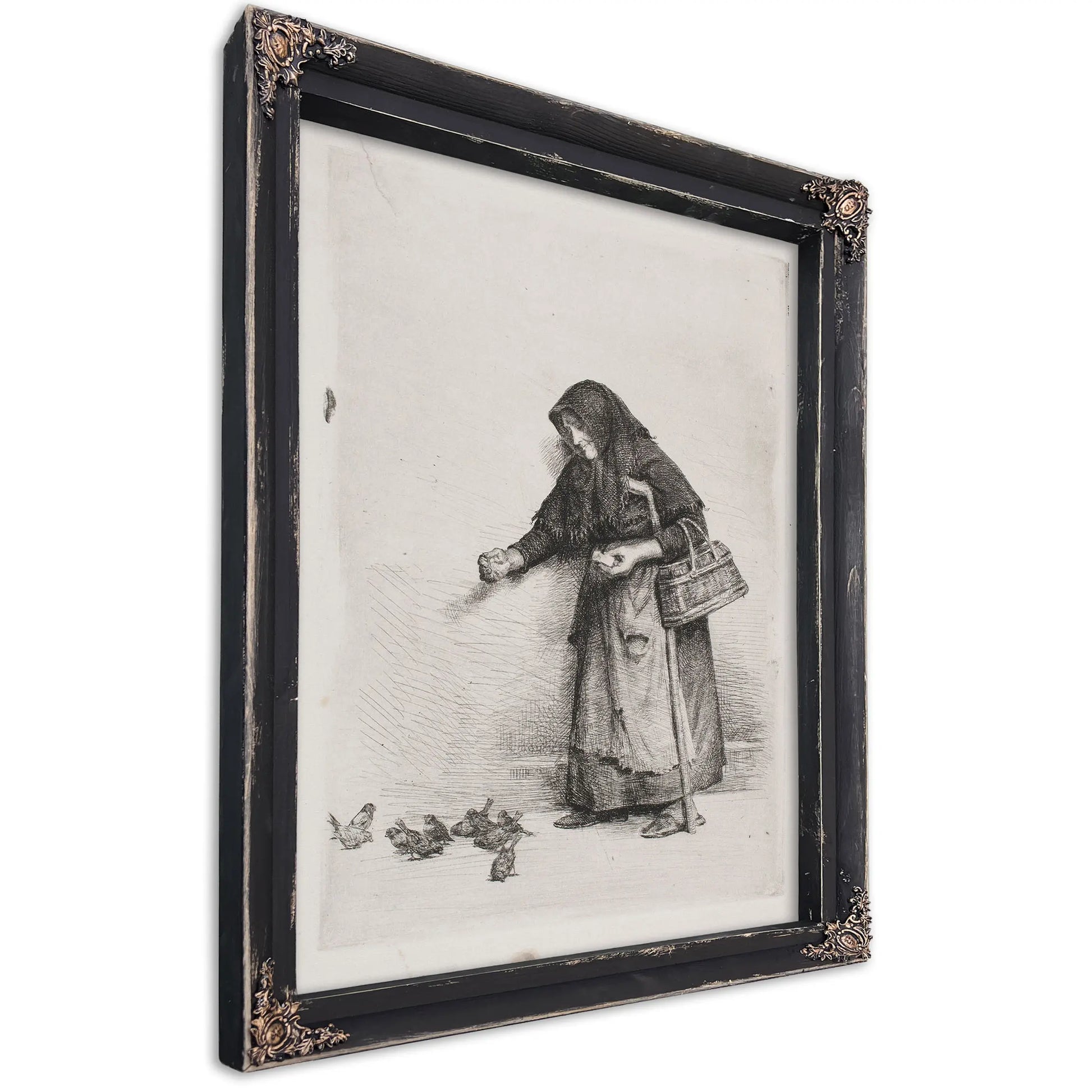 Konen Med Spurvene by Carl Bloch