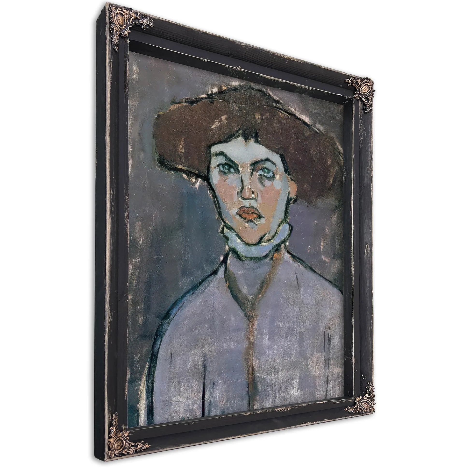 Head Of Young Women 1908 By Amedeo Modigliani Fine Art Print