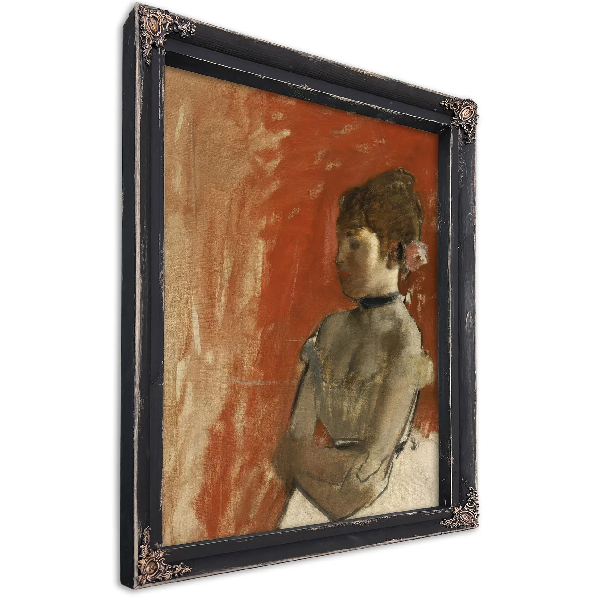 Ballet Dancer With Arms Crossed By Edgar Degas Fine Art Print