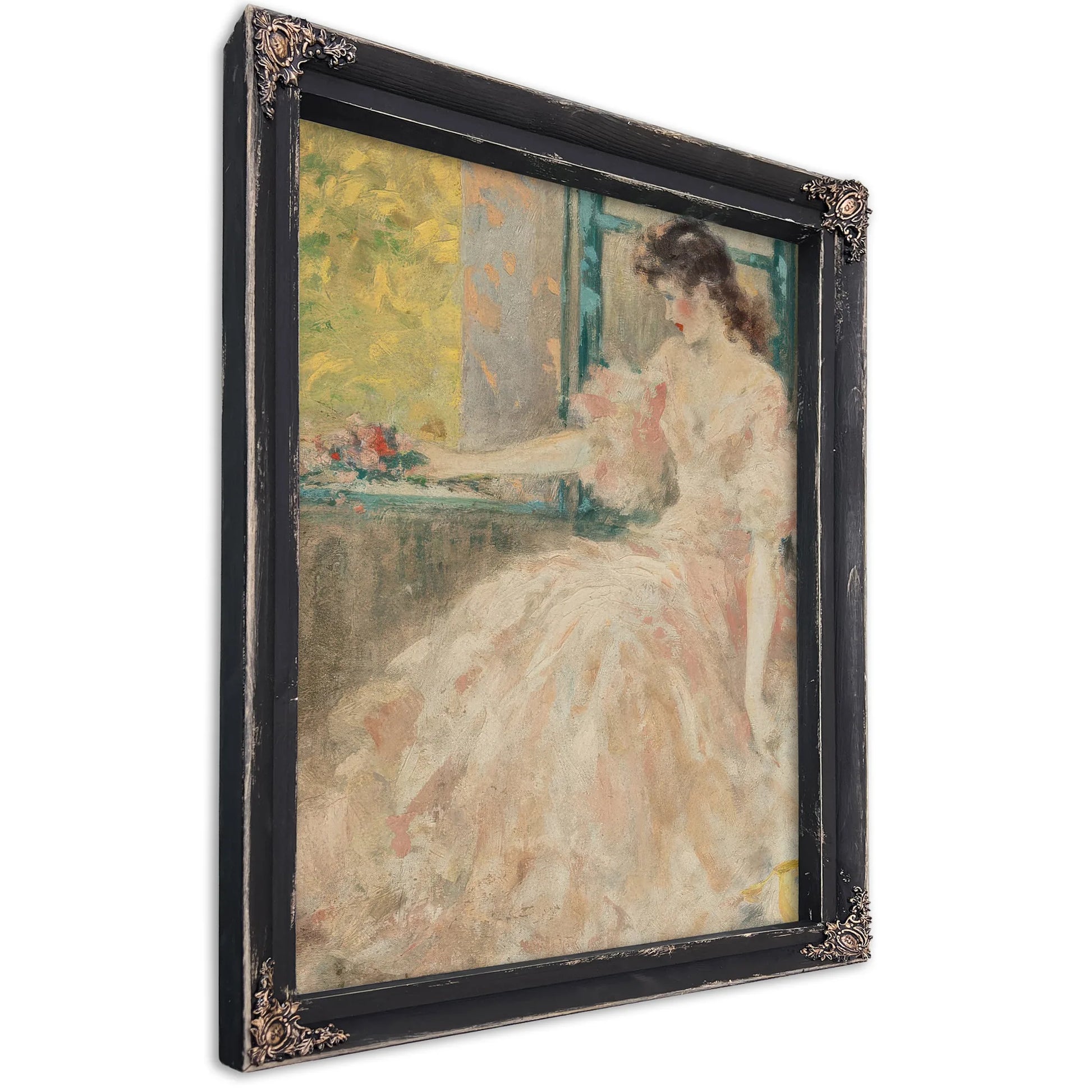 Femme Pensive By Louis Icart Fine Art Print