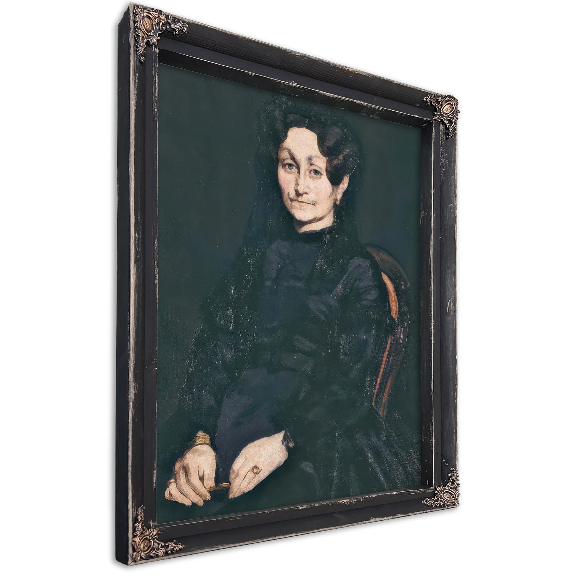 Portrait Of Madame Auguste Manet By Edouard Manet Fine Art Print