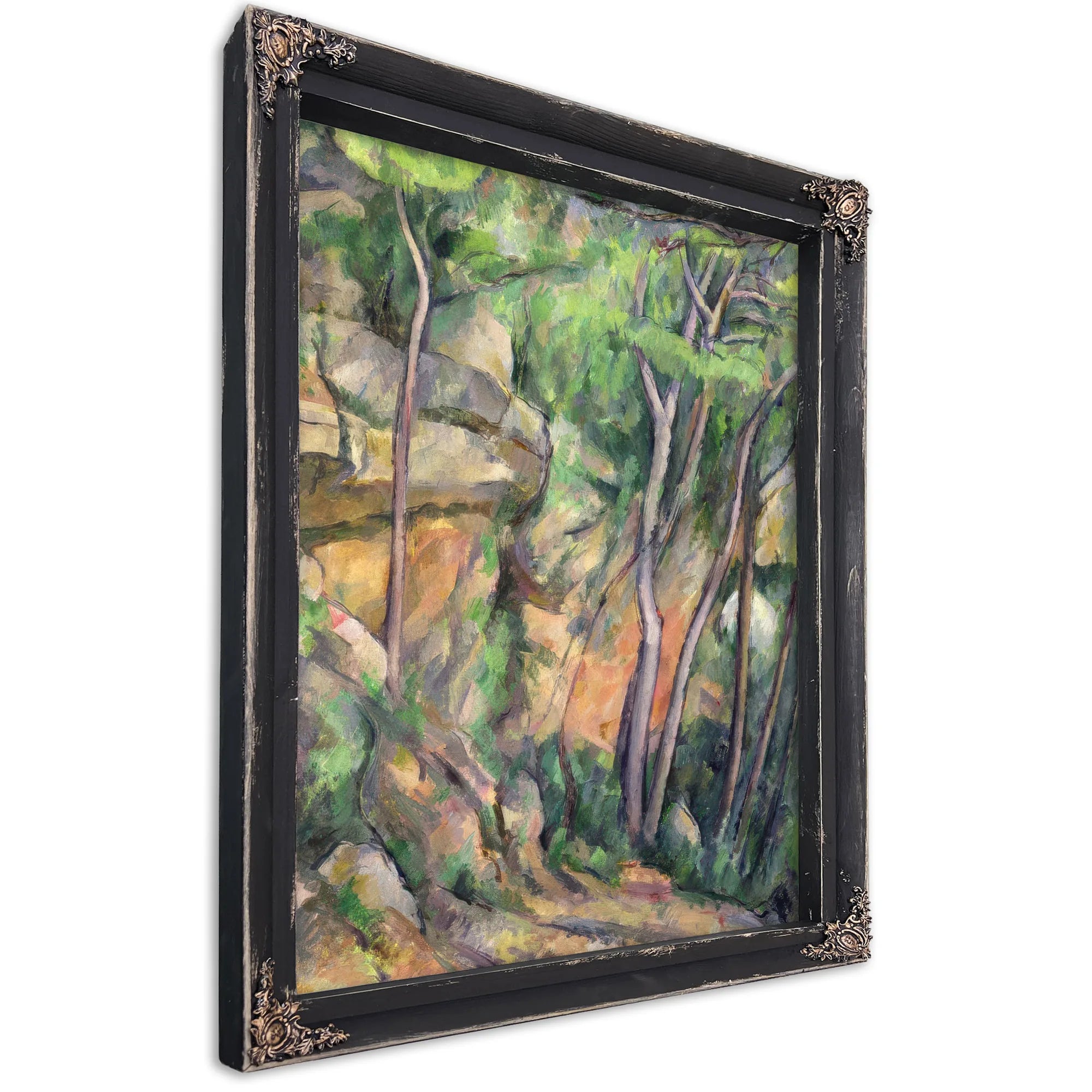 In The Park Of Chateau Noir By Paul Cezanne Fine Art Print