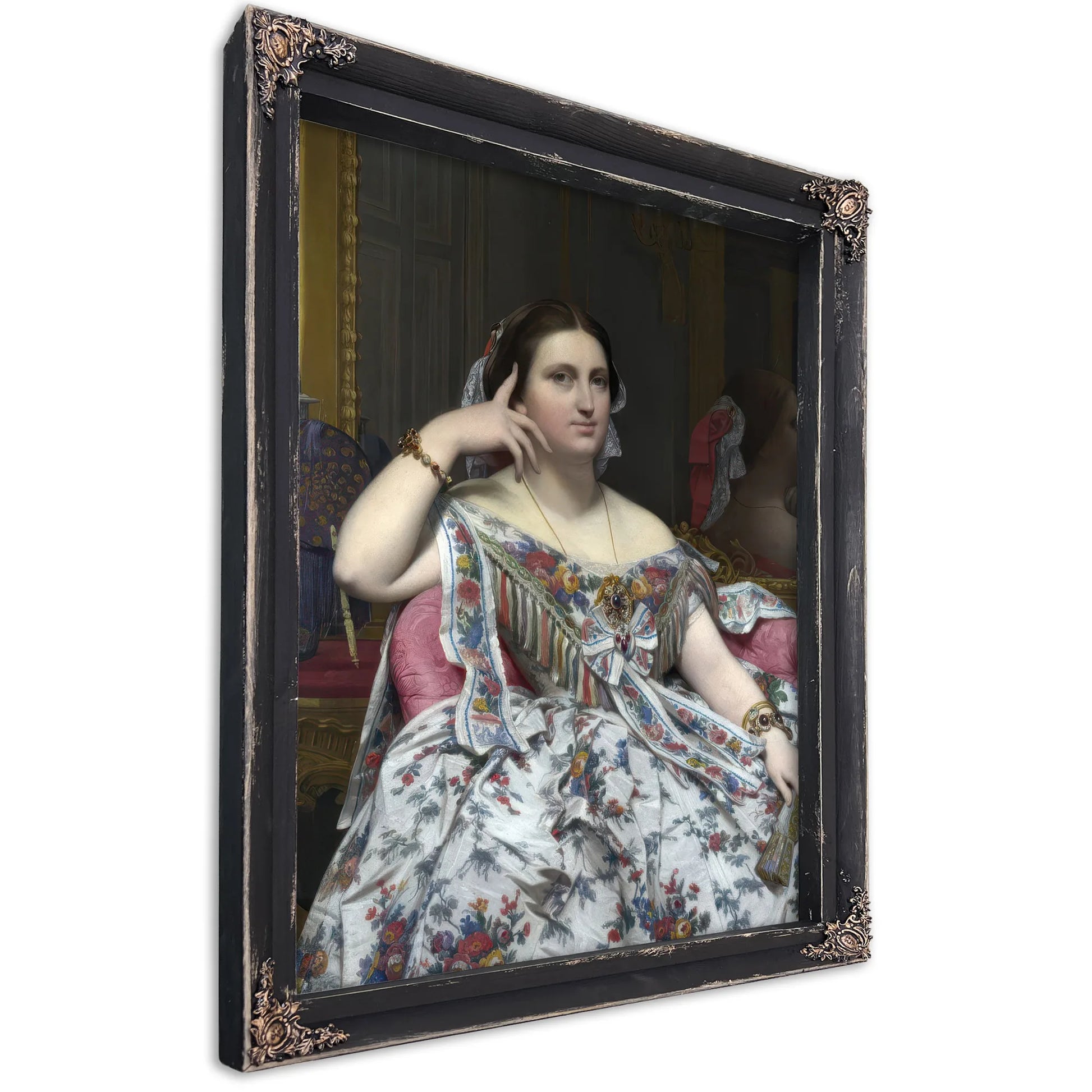Madame Moitessier By Jean Auguste Dominique Ingres Fine Art Print