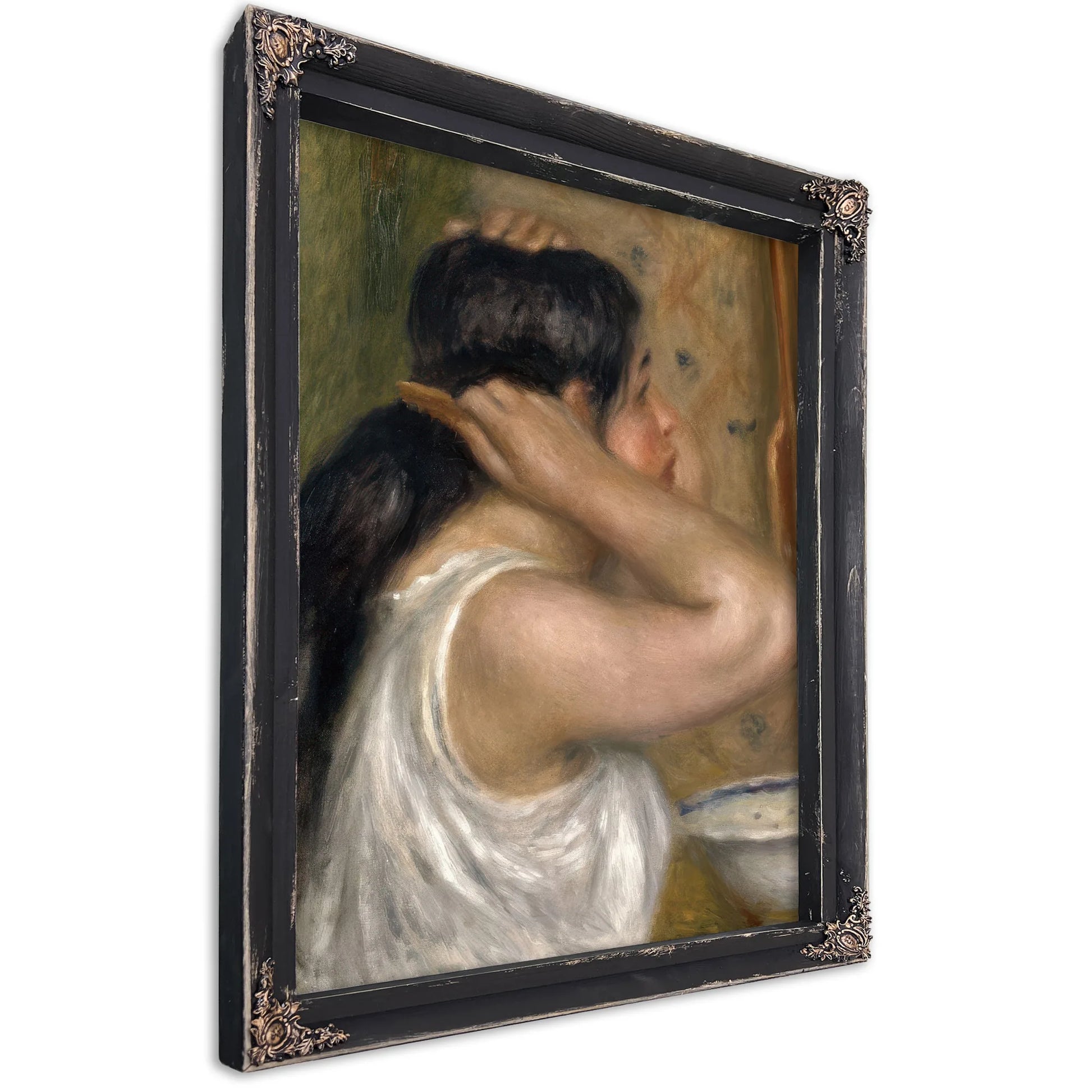 The Toilette, Woman Combing Her Hair (La Toilette, Femme Se Peignant) By Pierre Auguste Renoir Fine Art Print