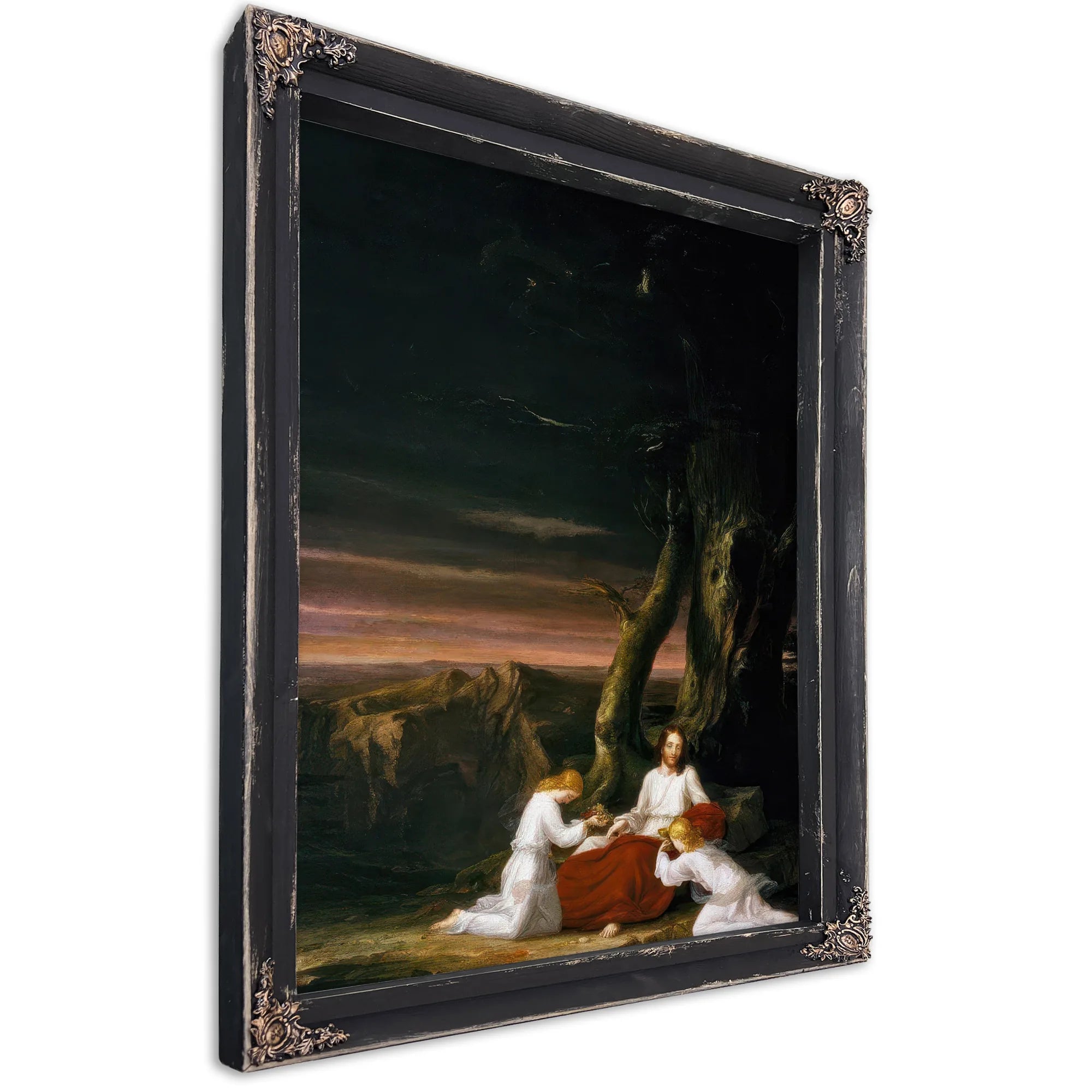 Angels Ministering To Christ In The Wilderness By Thomas Cole Fine Art Print