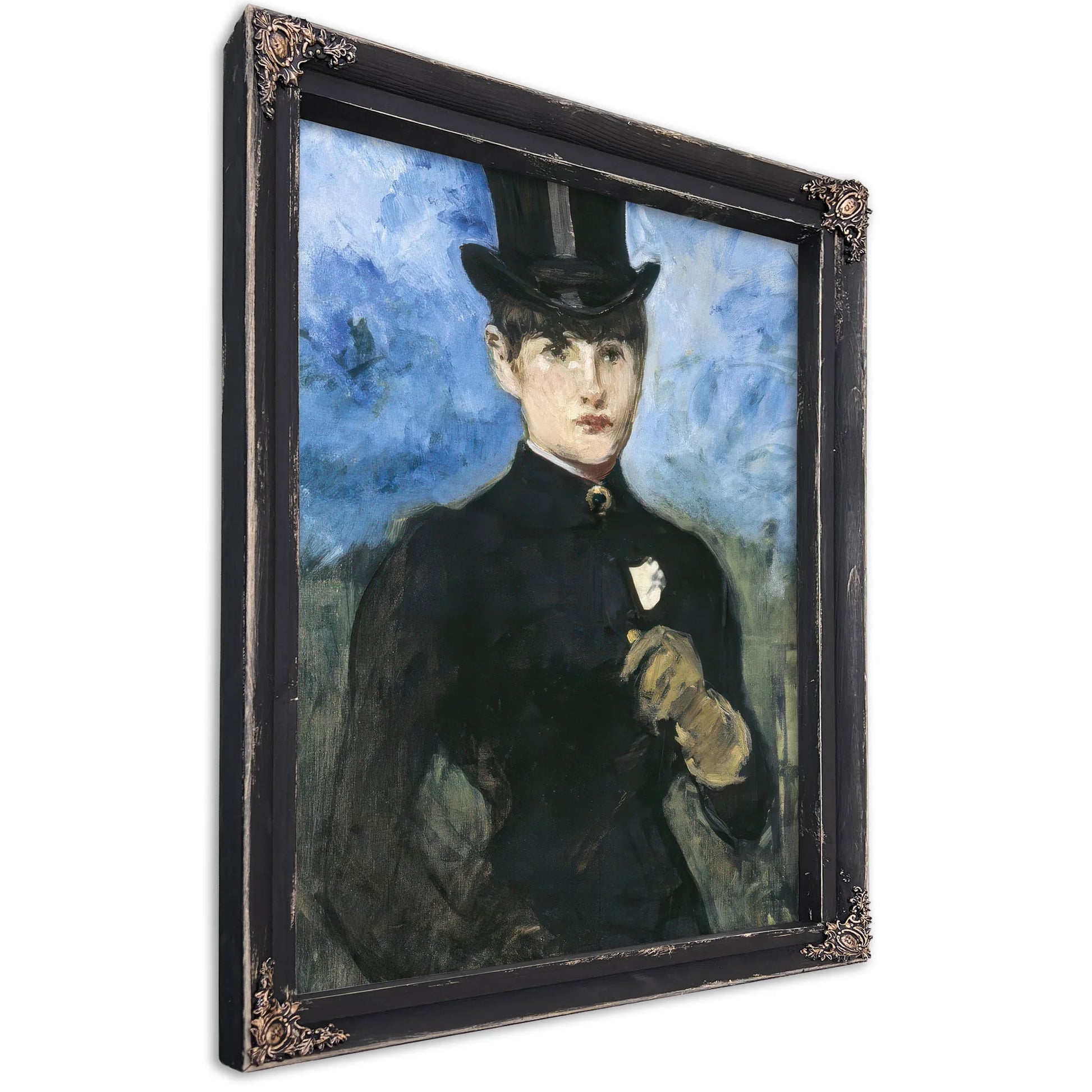 Horsewoman, Fullface By Edouard Manet Fine Art Print