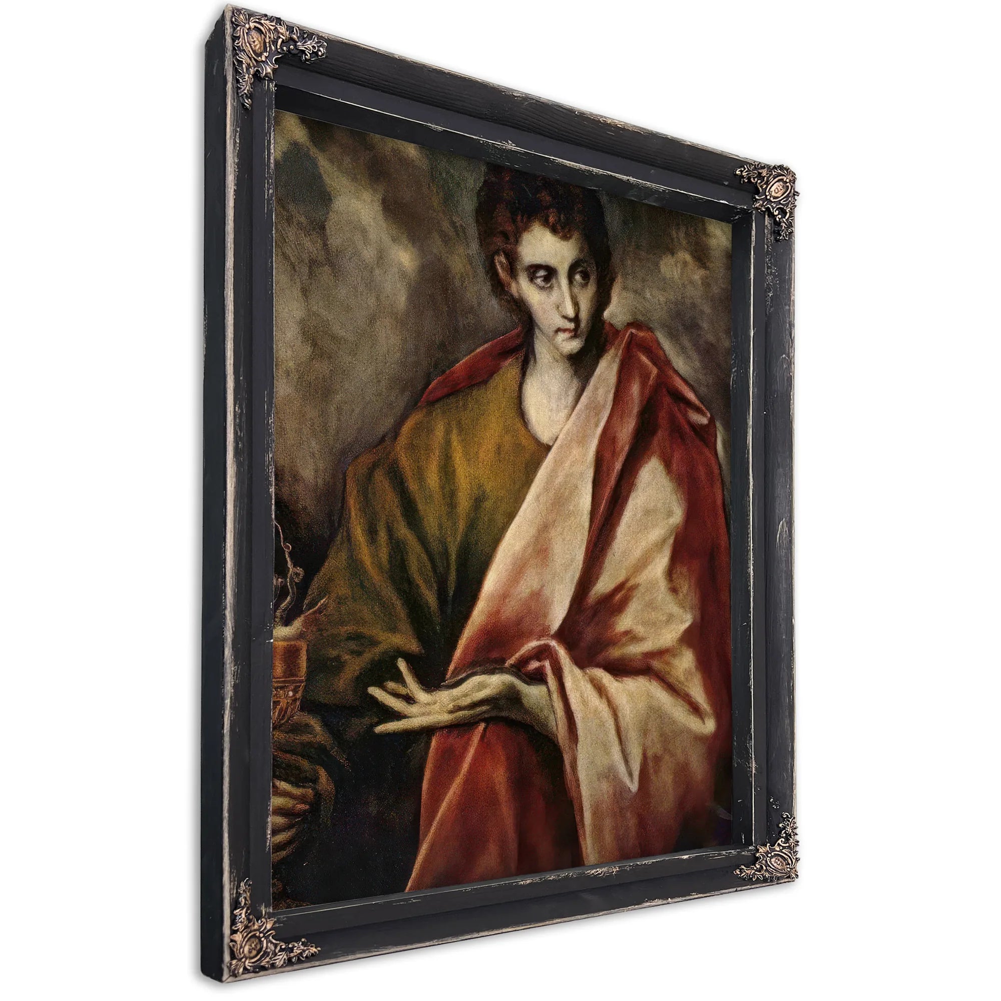 Saint John The Evangelist 1605 99 7X78Cm Museo Del Prado P02444 By El Greco Fine Art Print