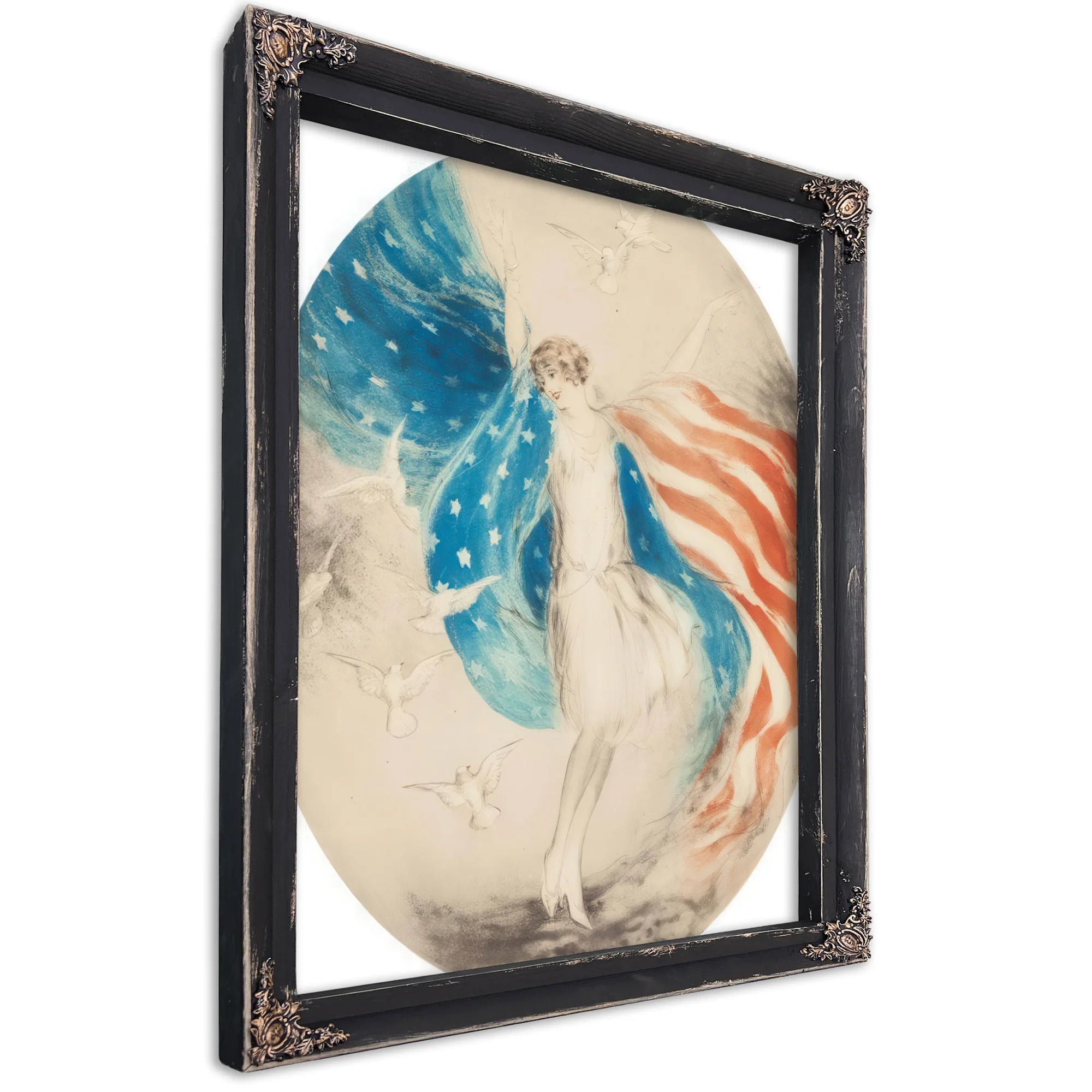 Miss America 1927 By Louis Icart Fine Art Print