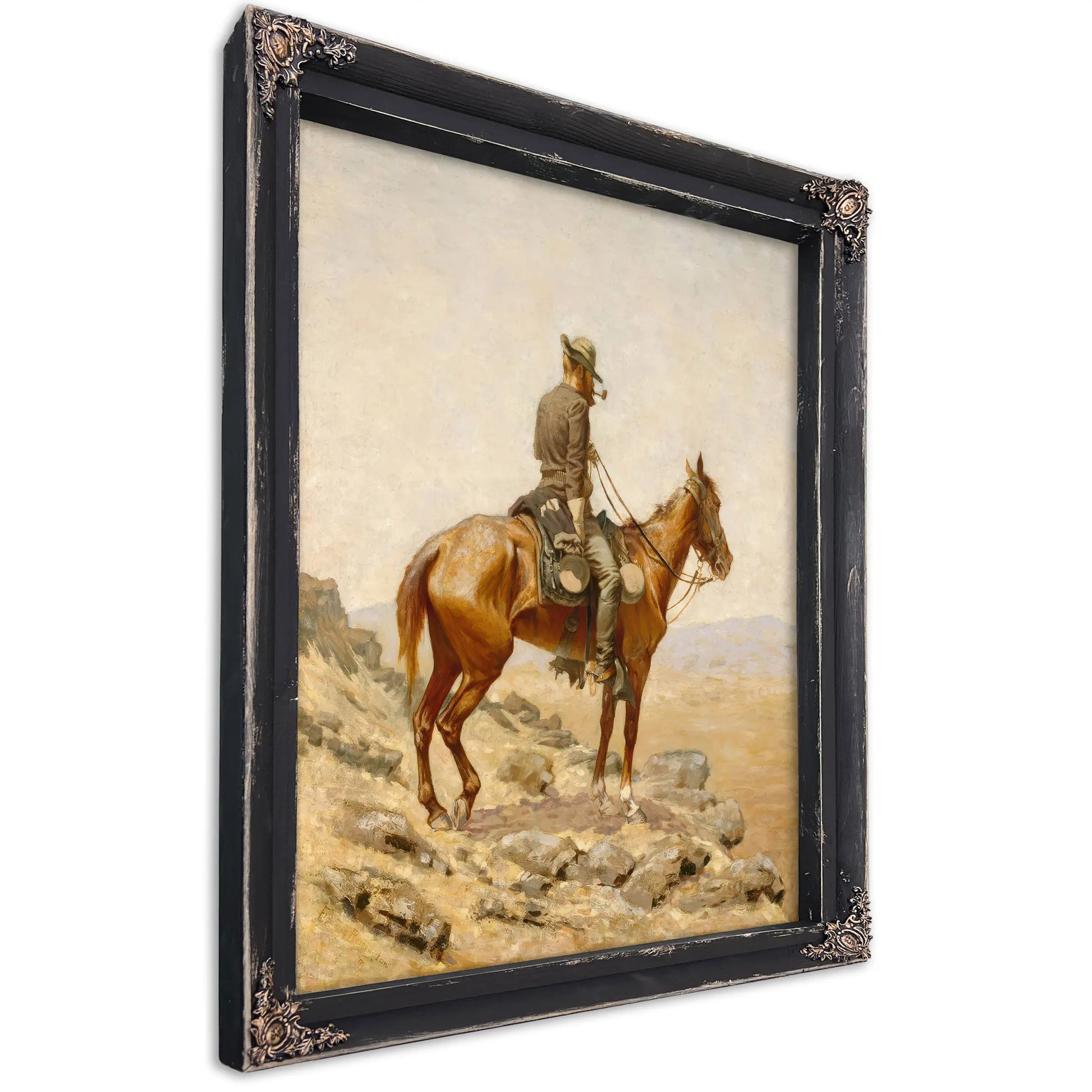 The Lookout B by Frederic Remington