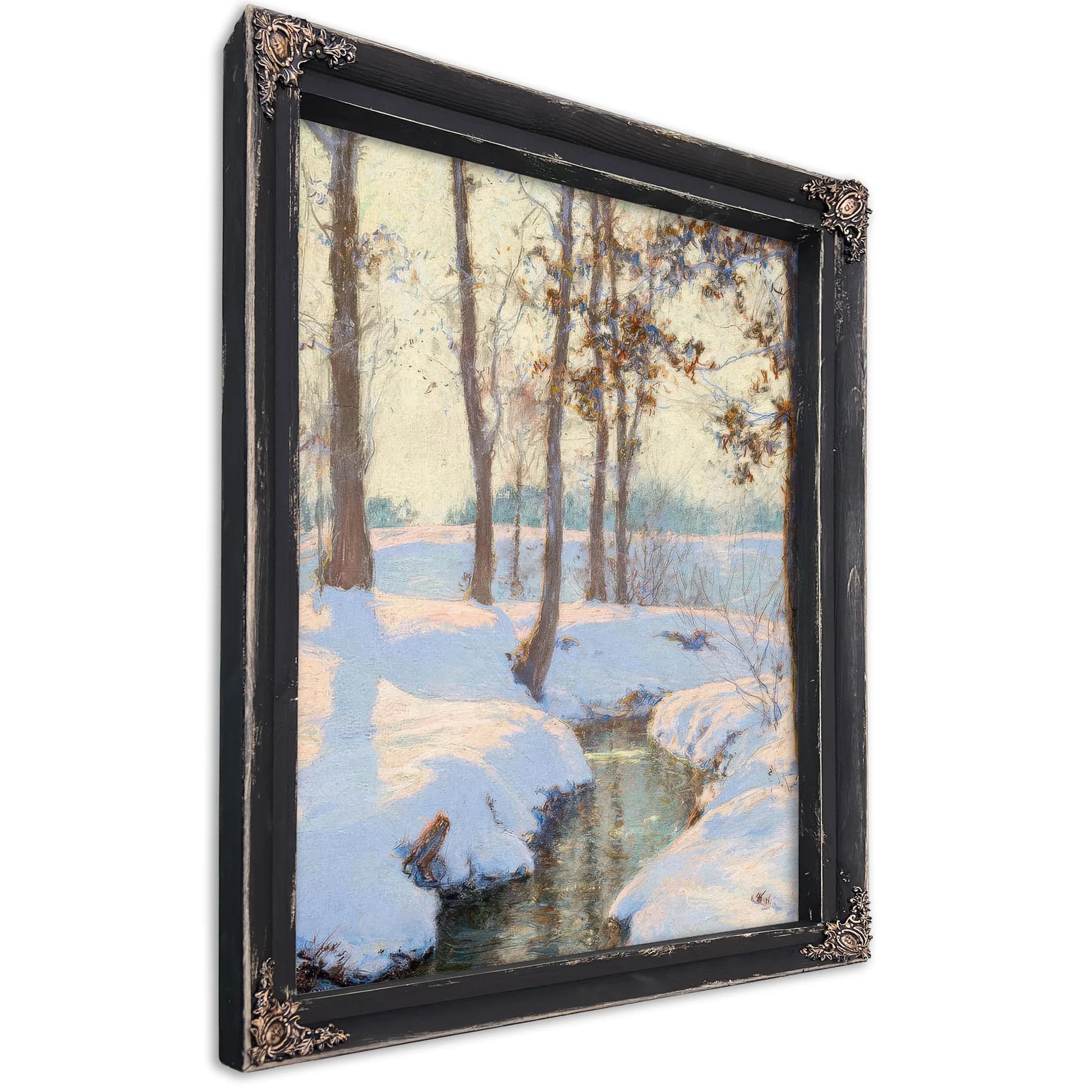 Brook In Winter By Walter Launt Palmer Fine Art Print