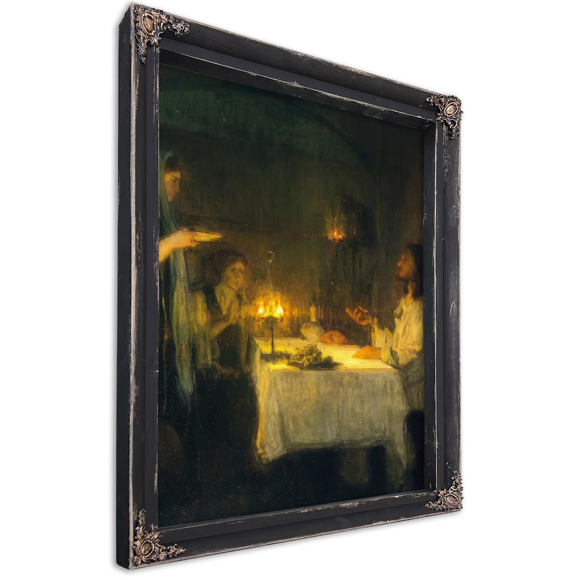 Christ At The Home Of Mary And Martha By Henry Ossawa Tanner Fine Art Print