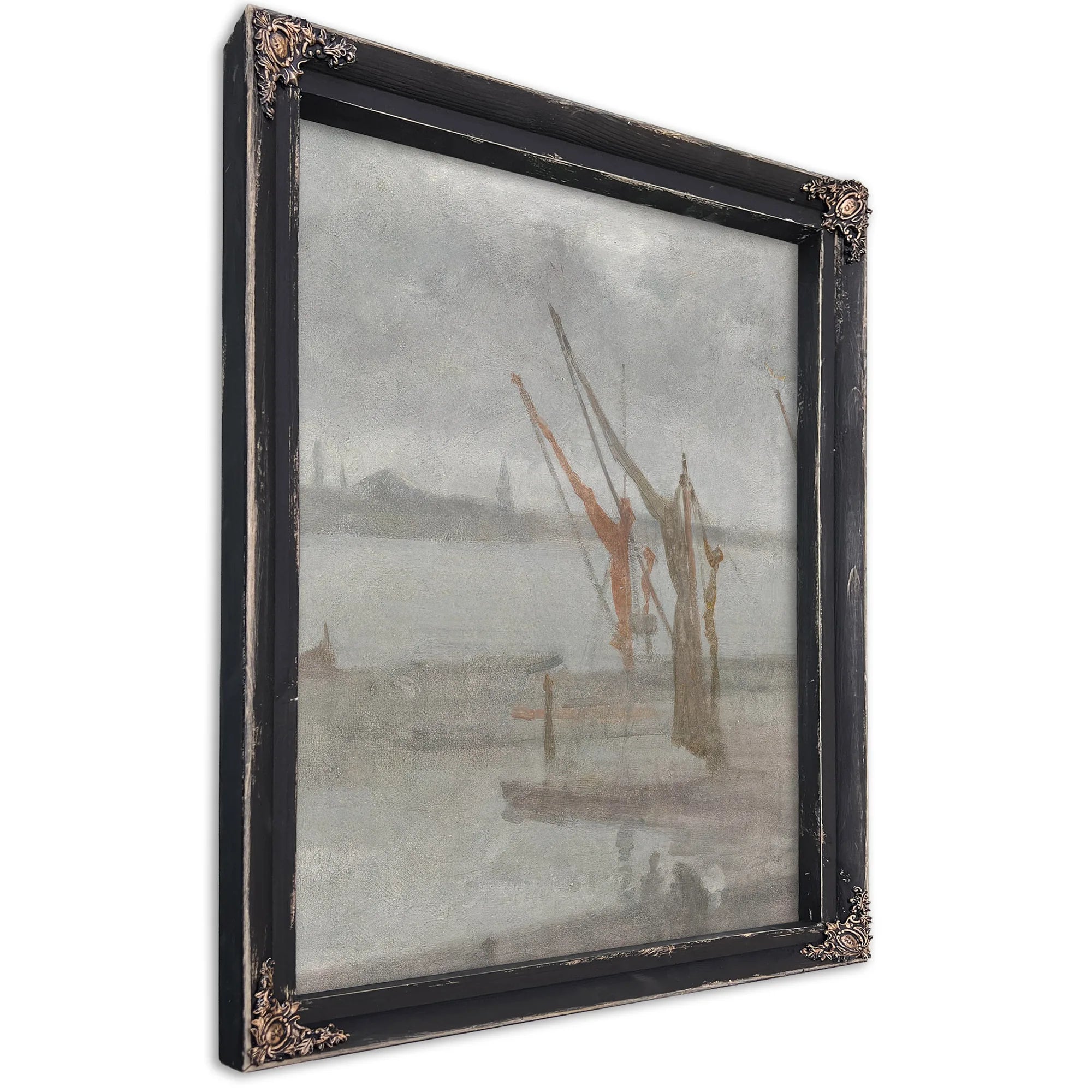 Grey And Silver Chelsea Wharf 1868 By James McNeill Whistler Fine Art Print