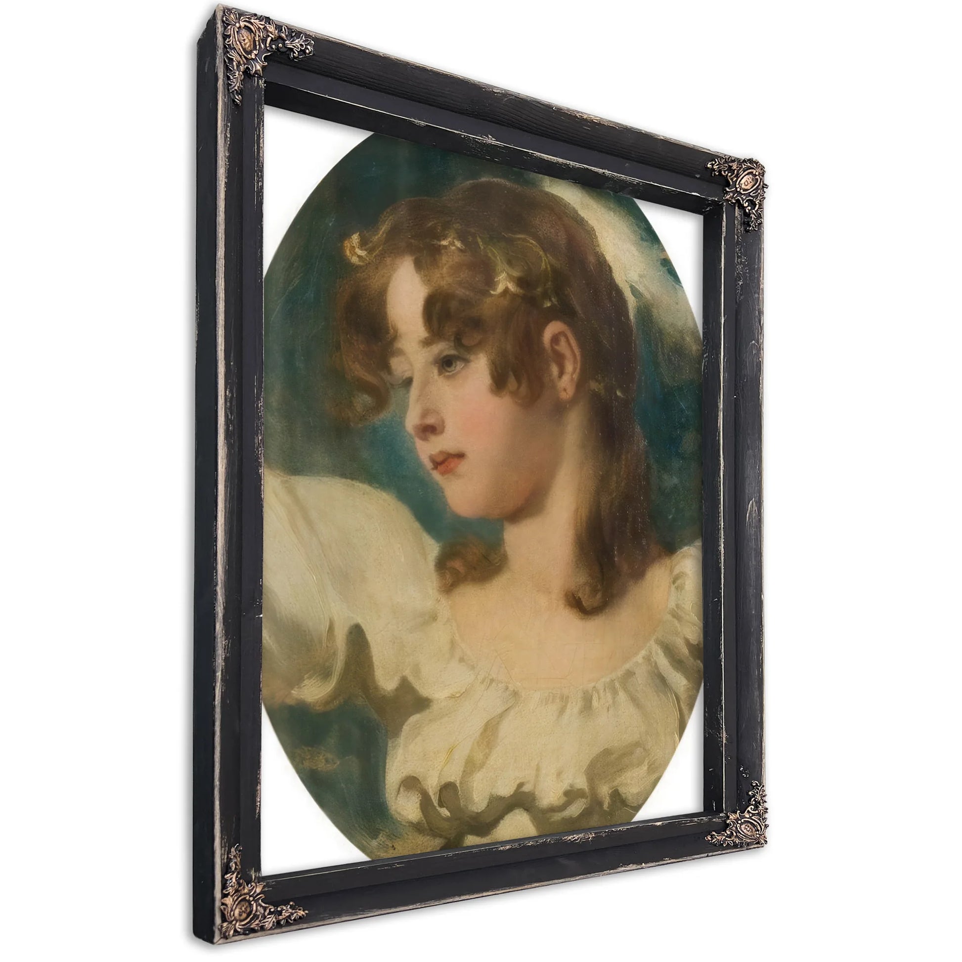 Innocence Head Of A Young Girl By William Etty Fine Art Print