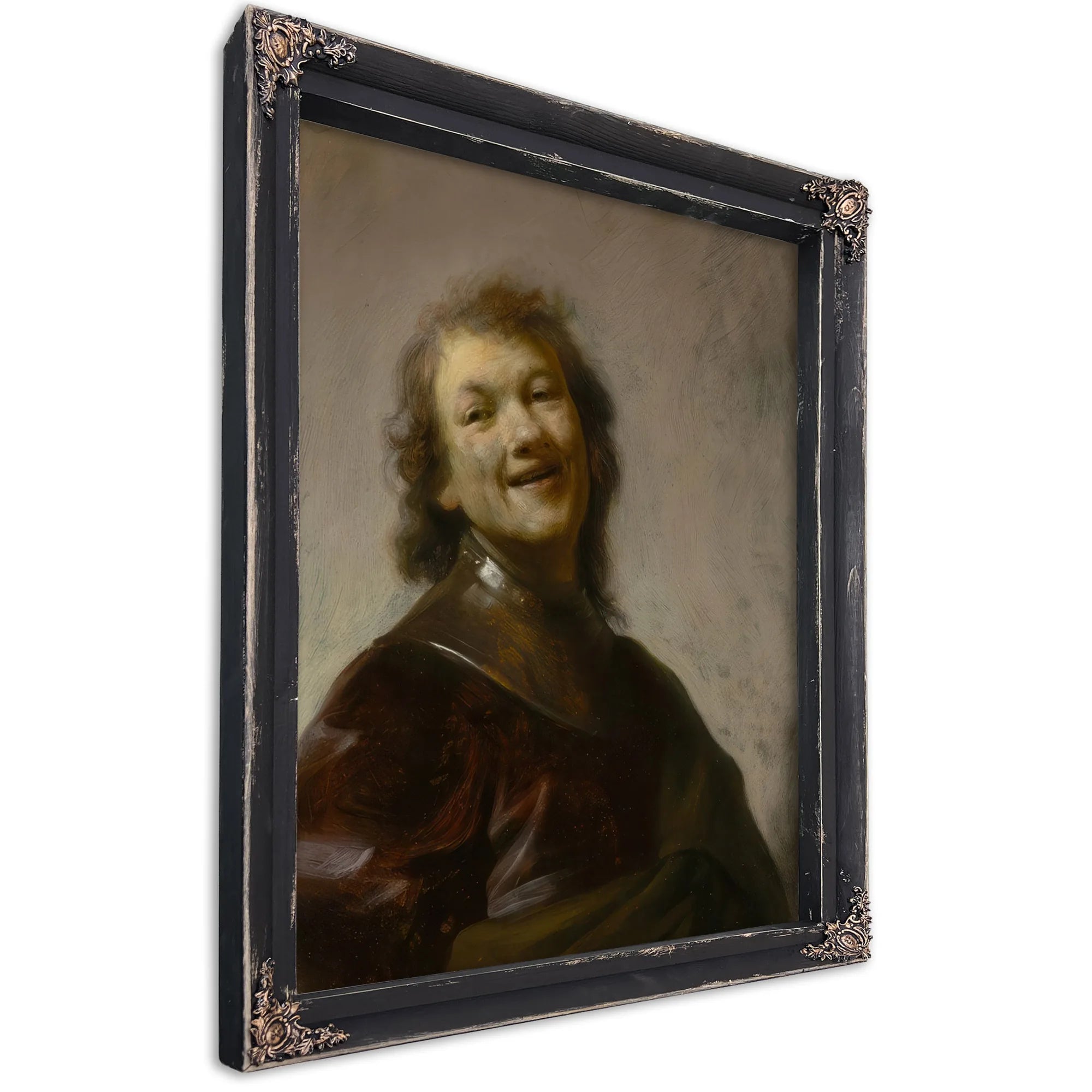 Rembrandt Laughing By Rembrandt Fine Art Print