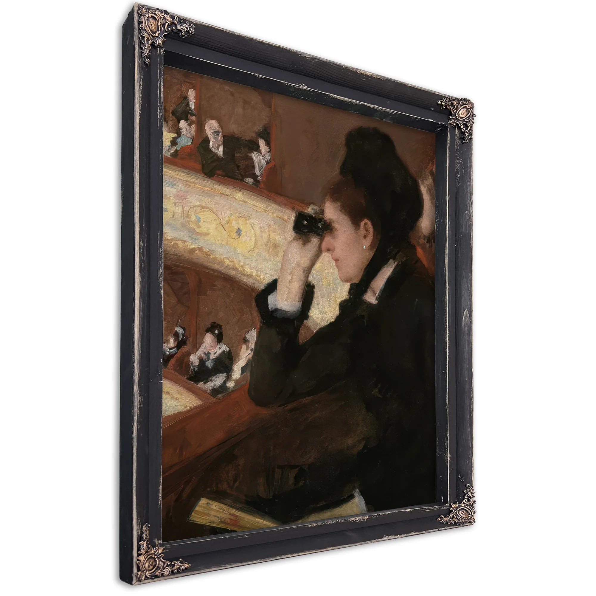 In The Loge By Mary Cassatt Fine Art Print