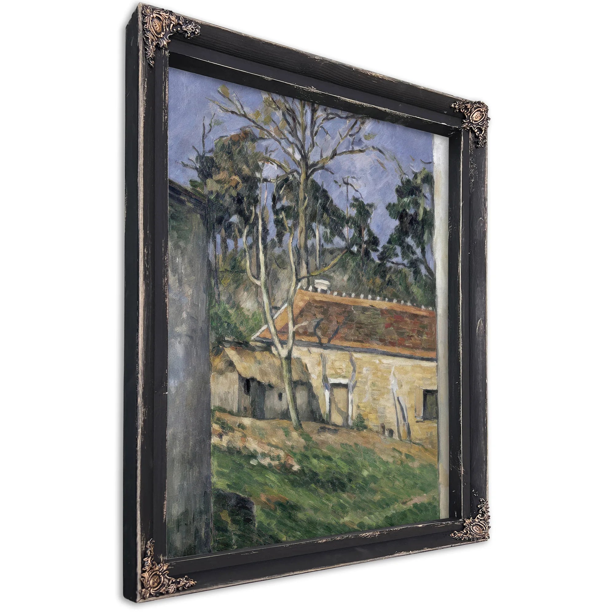 Cour De Ferme (Farmyard) By Paul Cezanne Fine Art Print