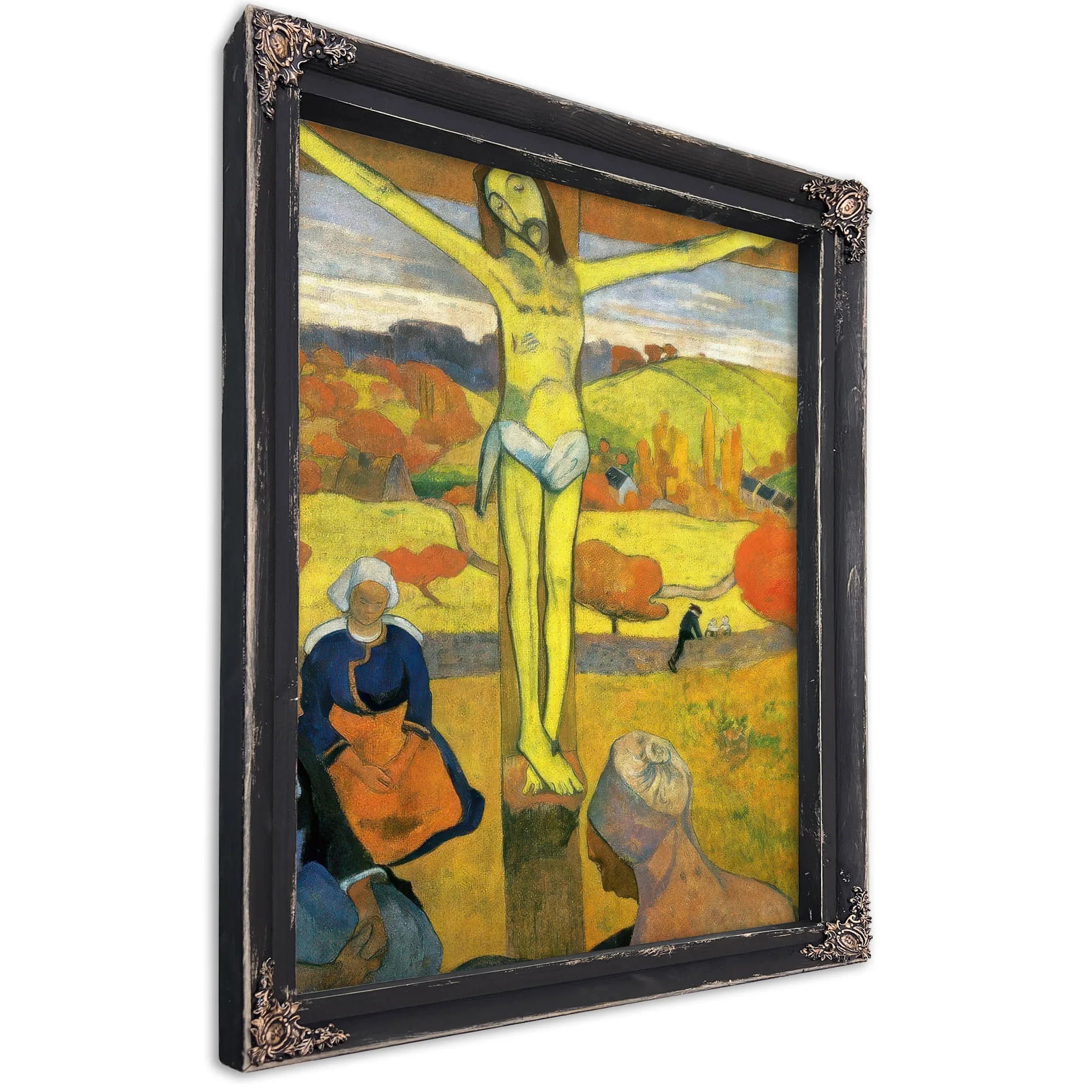 The Yellow Christ 1889 Oil On Canvas 91X73Cm Albright Knox Gallery By Paul Gauguin Fine Art Print
